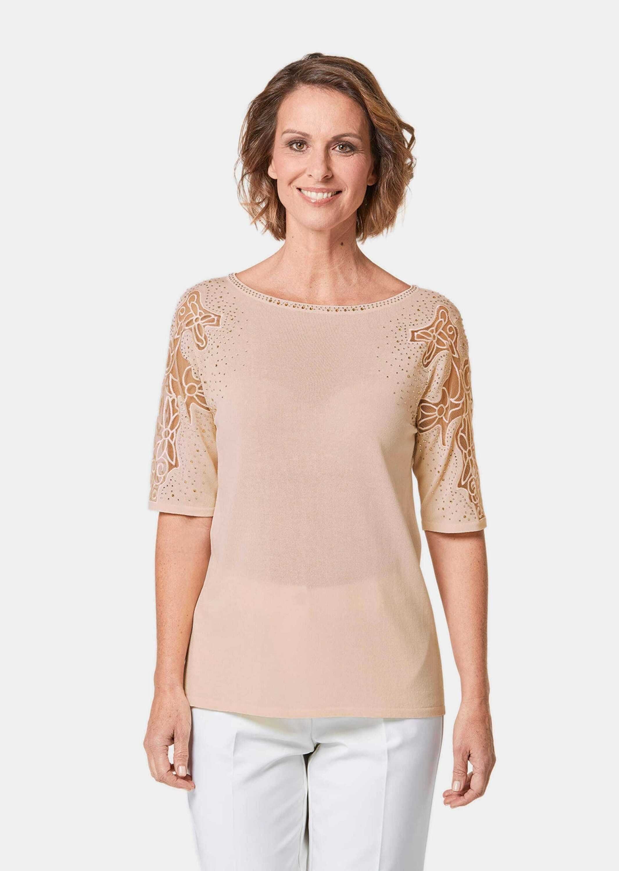 GOLDNER Strickpullover Kurzgröße: günstig online kaufen