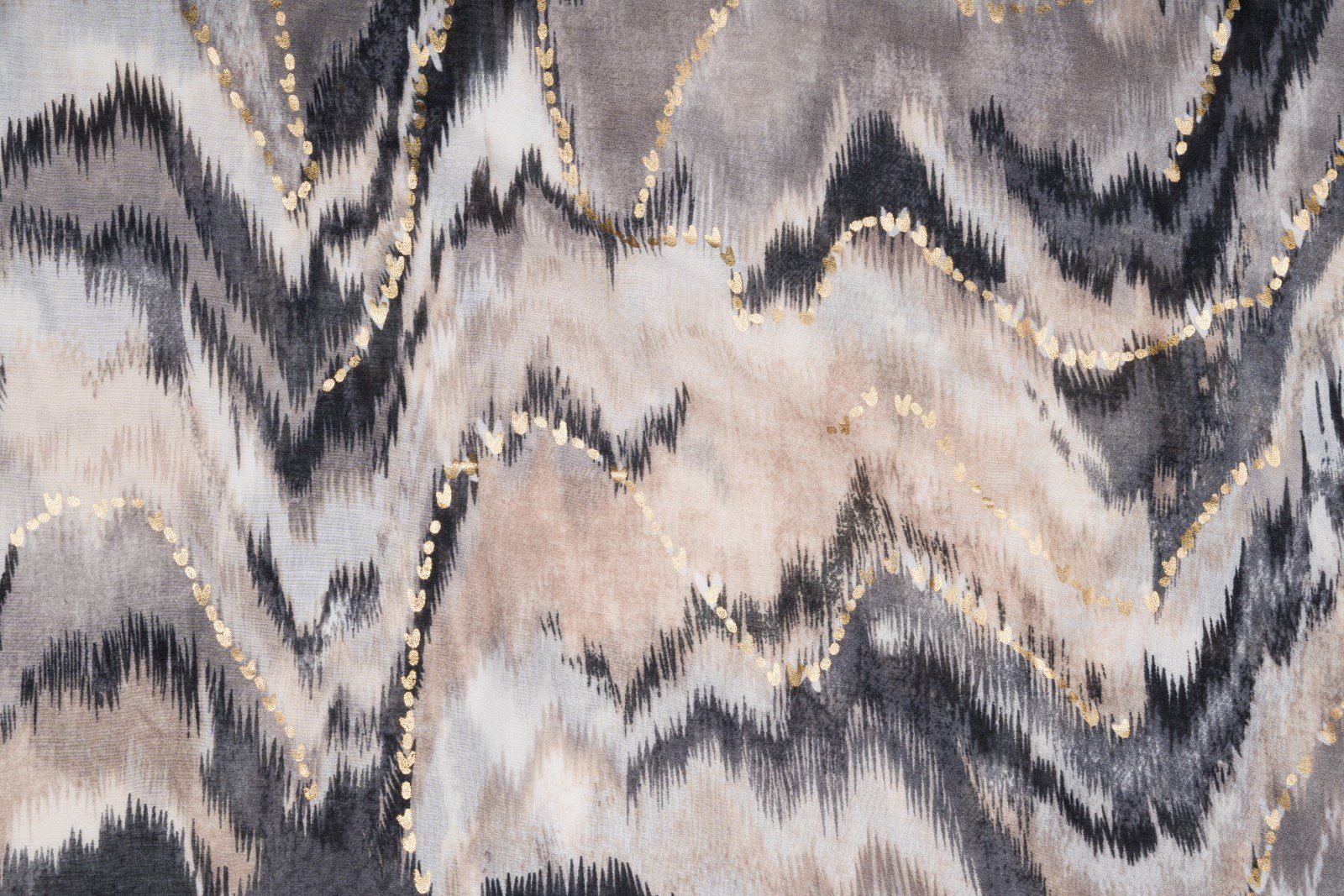 styleBREAKER Modeschal Schal Wasserfall Farbverlauf Metallic Details, (1-St günstig online kaufen