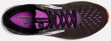 Brooks GLYCERIN 17 BLACK/FIERY CORAL/PURPLE Laufschuh