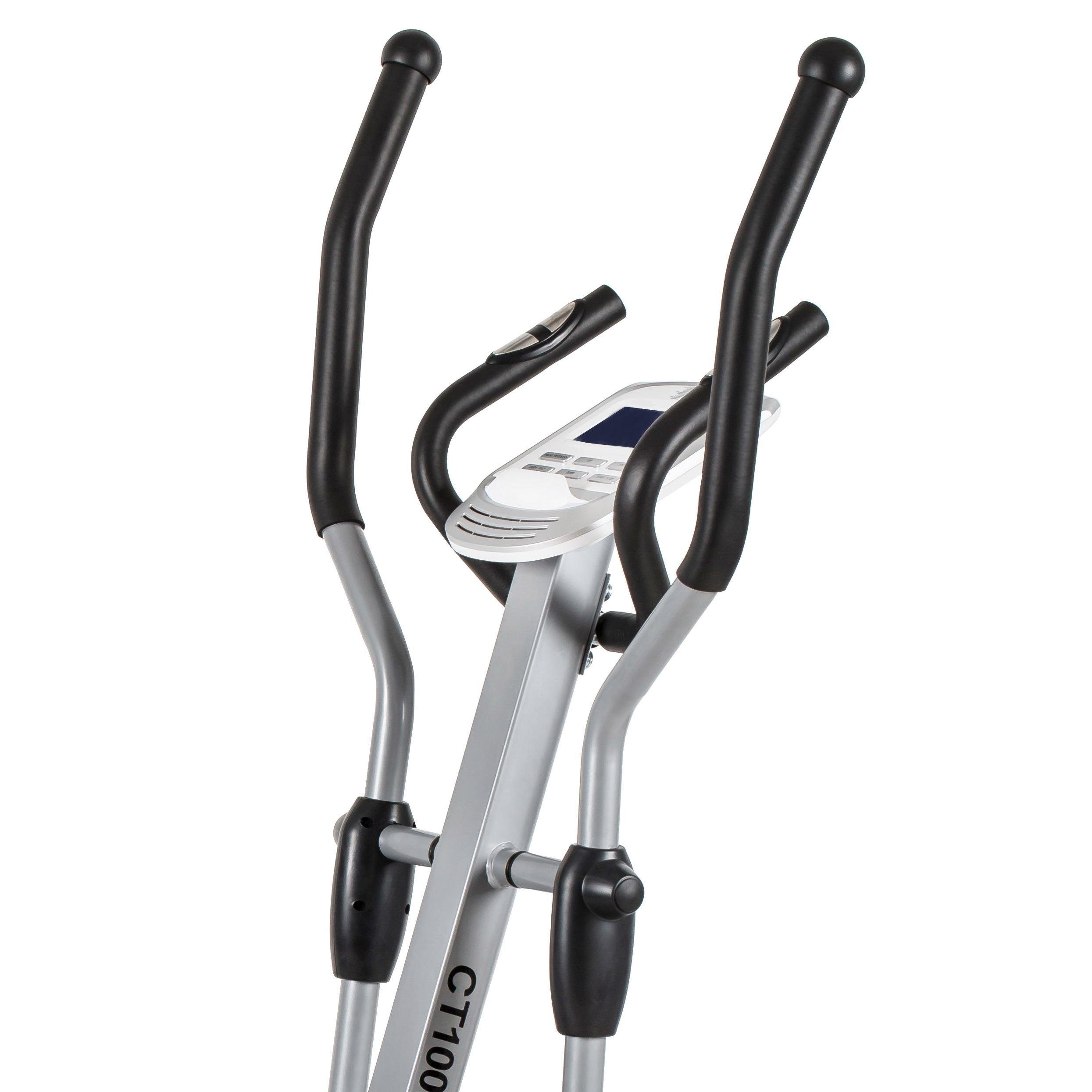 MOTIVE FITNESS by U.N.O. Crosstrainer-Ergometer CT 1000 (mit/ohne Unterlegmatte) (Fitnessgerät), 120 kg max. Benutzergewicht, 24 Widerstandsstufen