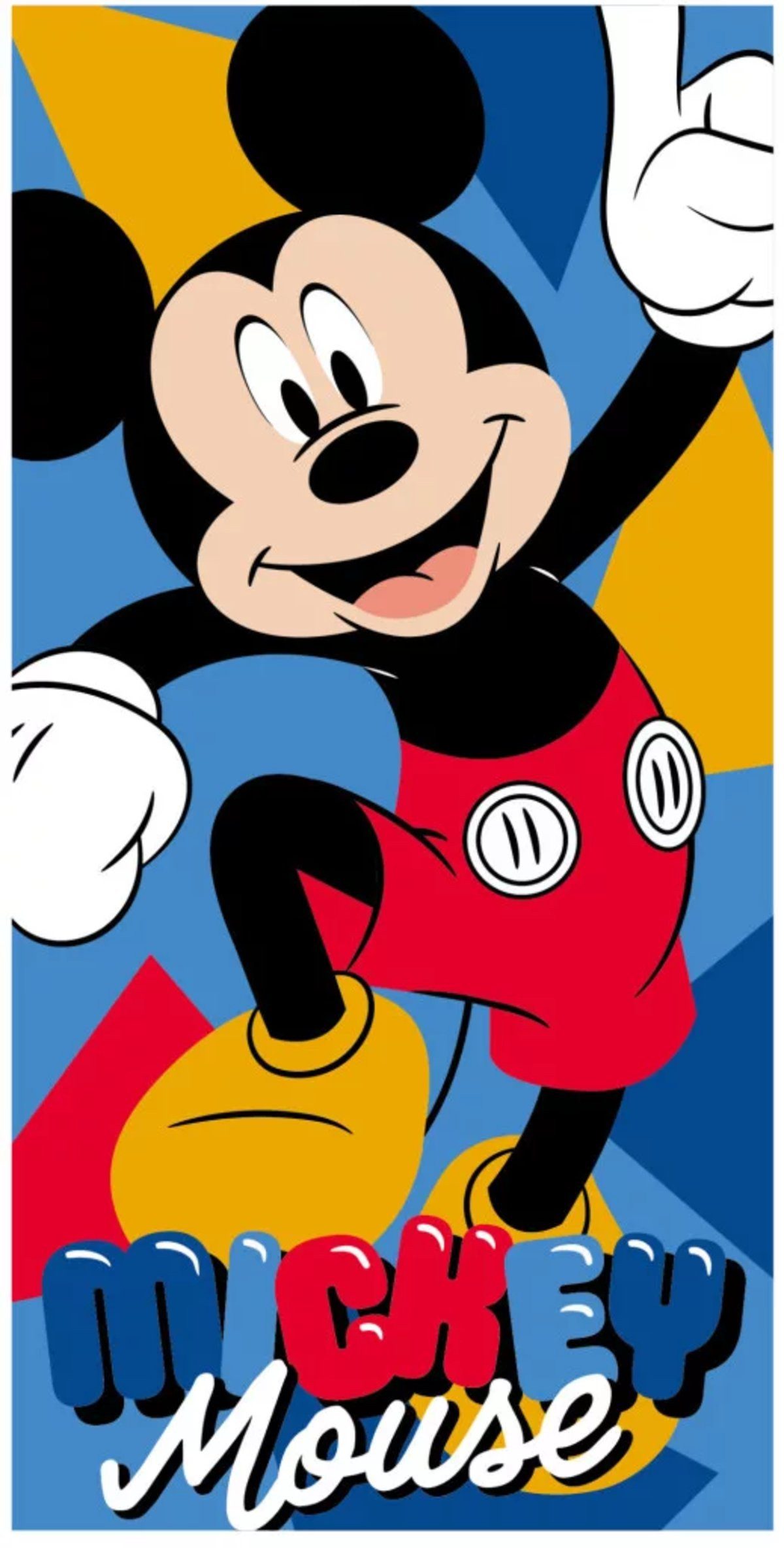 Disney Badetücher Disney Mickey Maus Eco Friendly schnell trocknendes Strandtuch, Polyester (1-St)