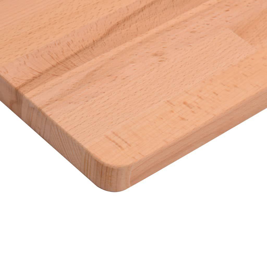 Buche Massivholz 100x50x1,5 cm vidaXL Schreibtischplatte Arbeitsplatte Schreibtisch Büroti