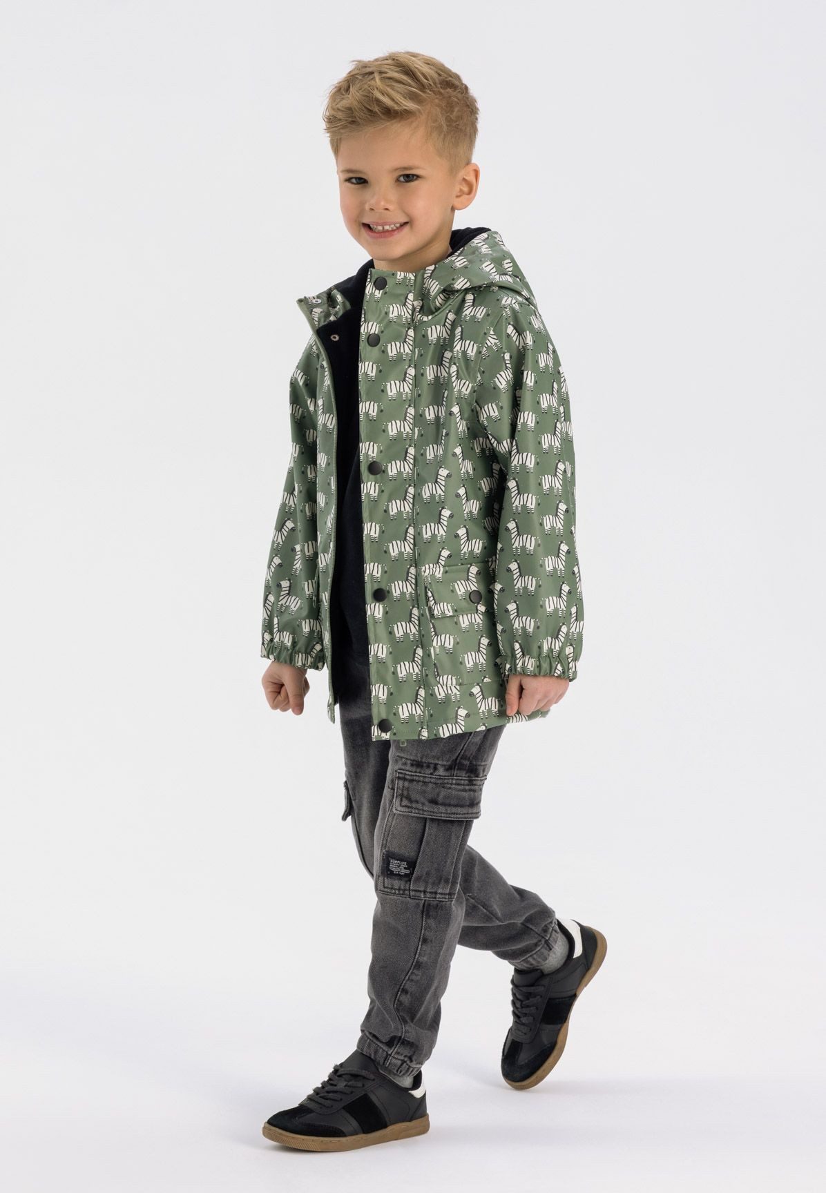 Regenjacke wasserabweisende Jacke mit Fleece Futter
