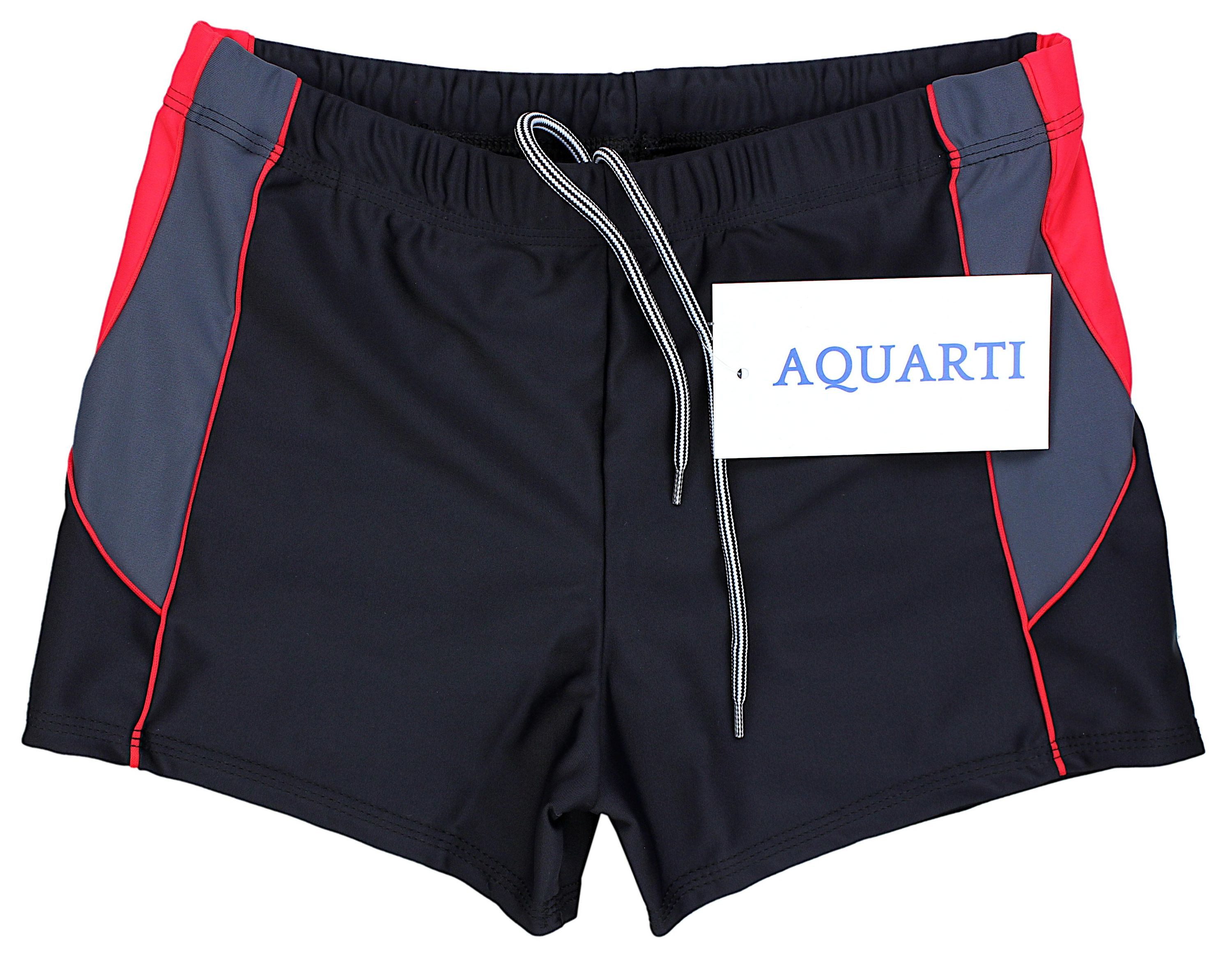 Aquarti Badehose Aquarti Herren Badehose Kurz mit Kontrastpaspel – Bild 4 von 5