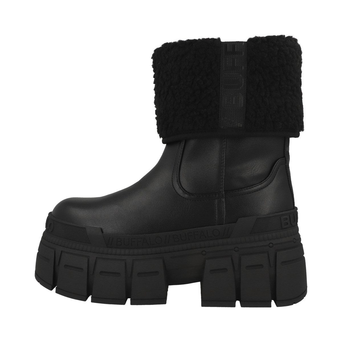 Buffalo Gospher Fold Warm Damen Winterstiefel Boots, Stiefeletten, Winterschuhe, Snowboots, Schneeschuhe