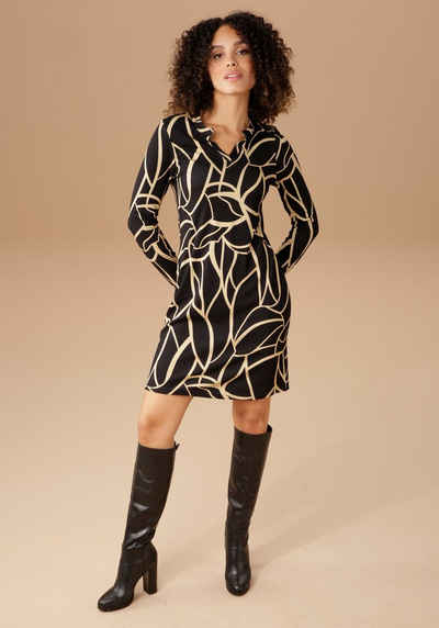Aniston SELECTED Jerseykleid mit elegantem Muster