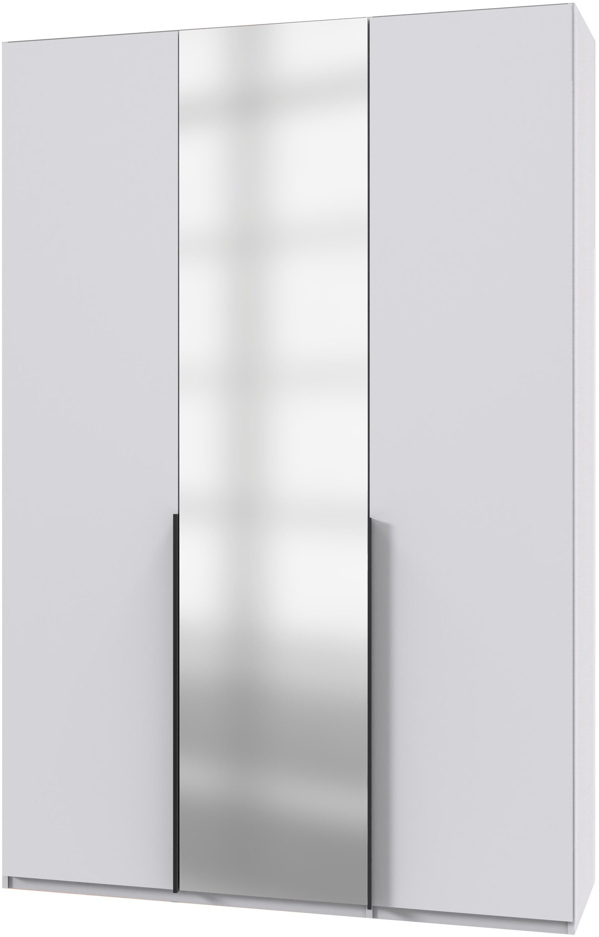 Wimex Kleiderschrank Mugano,in 5 Breiten,2 Höhen,2 Tiefen, viele Farben, Made in Germany (in Basic oder Premium Ausstattung) mit langen Griffen aus Metall, mit oder ohne Spiegel
