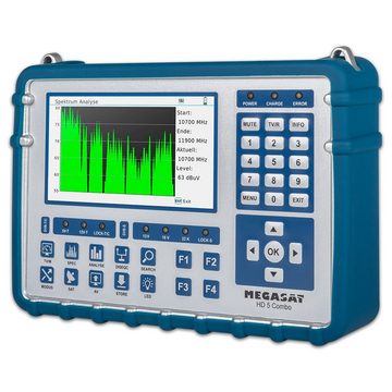 Megasat Satfinder Satmessgerät HD 5 Combo DVB-S2 Satelliten DVB-C DVB-T2 Messgerät