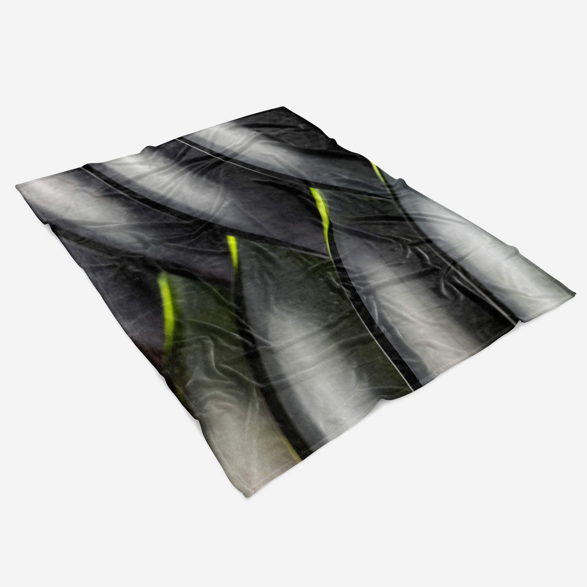 Abstrakt Baumwolle-Polyester-Mix Kuscheldecke Art Handtuch (1-St), Kunstvoll, Strandhandtuch Fotomotiv Handtücher Handtuch Sinus mit Saunatuch