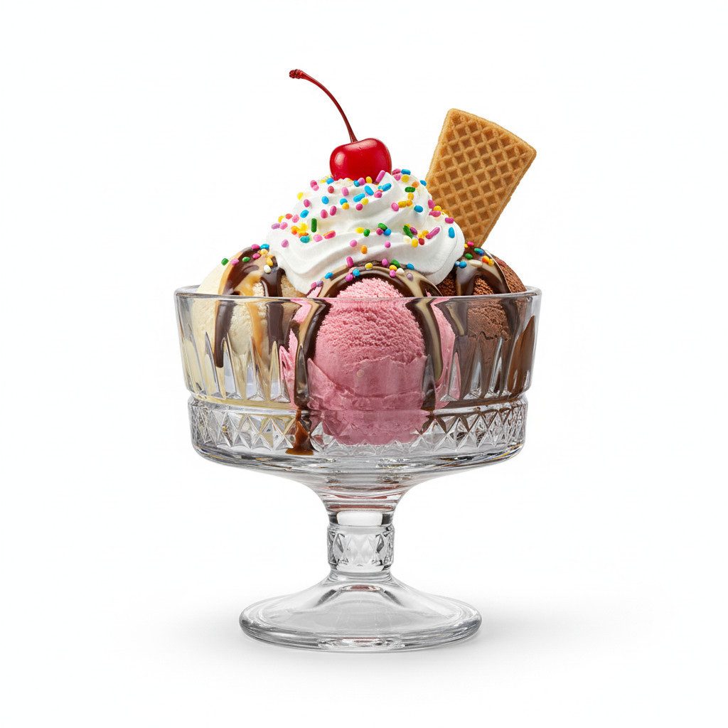 kochmaster Dessertschale Kochmaster ELIZYA Dessertschale mit Fuss 240 ml, 6 tlg., (6-tlg) – Bild 4 von 5
