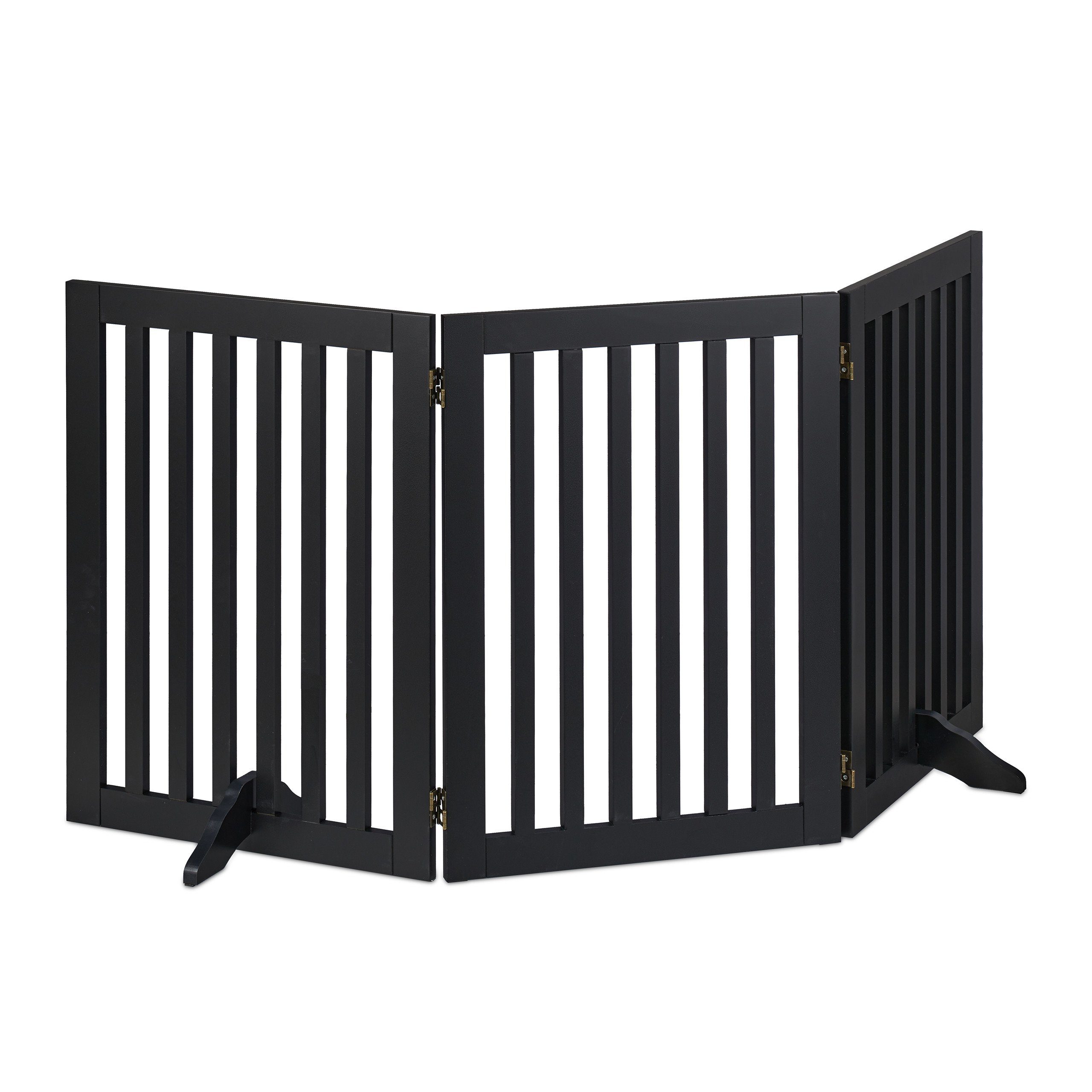 Hundegitter Schwarzes Absperrgitter 92 cm