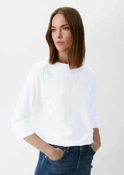 comma casual identity 3/4-Arm-Shirt Bluse mit 3/4-Ärmeln