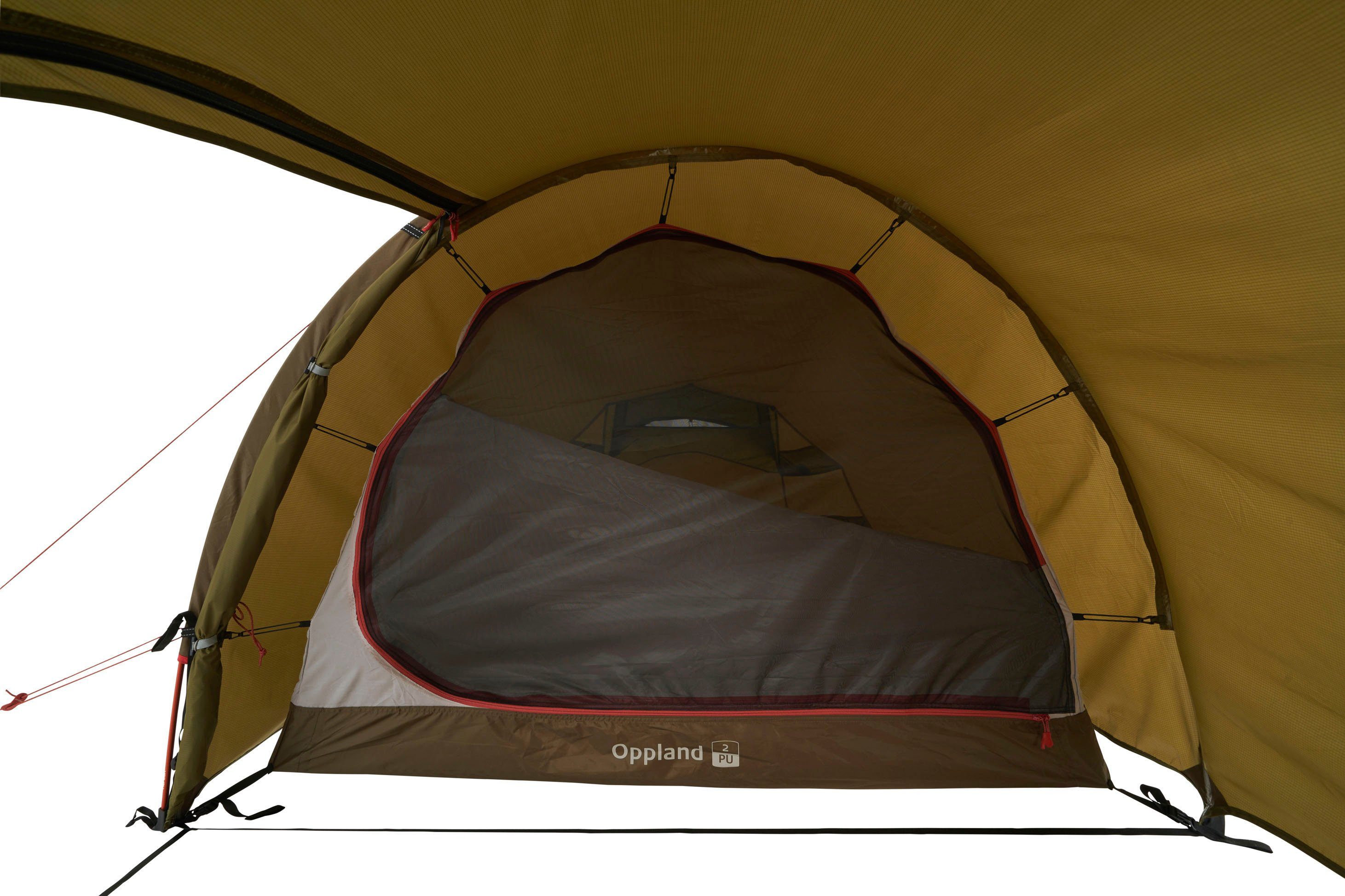 (Packung, Olive, Oppland Dark Nordisk Tunnelzelt 1 Personen: 2 (2.0) Tent tlg) PU 2