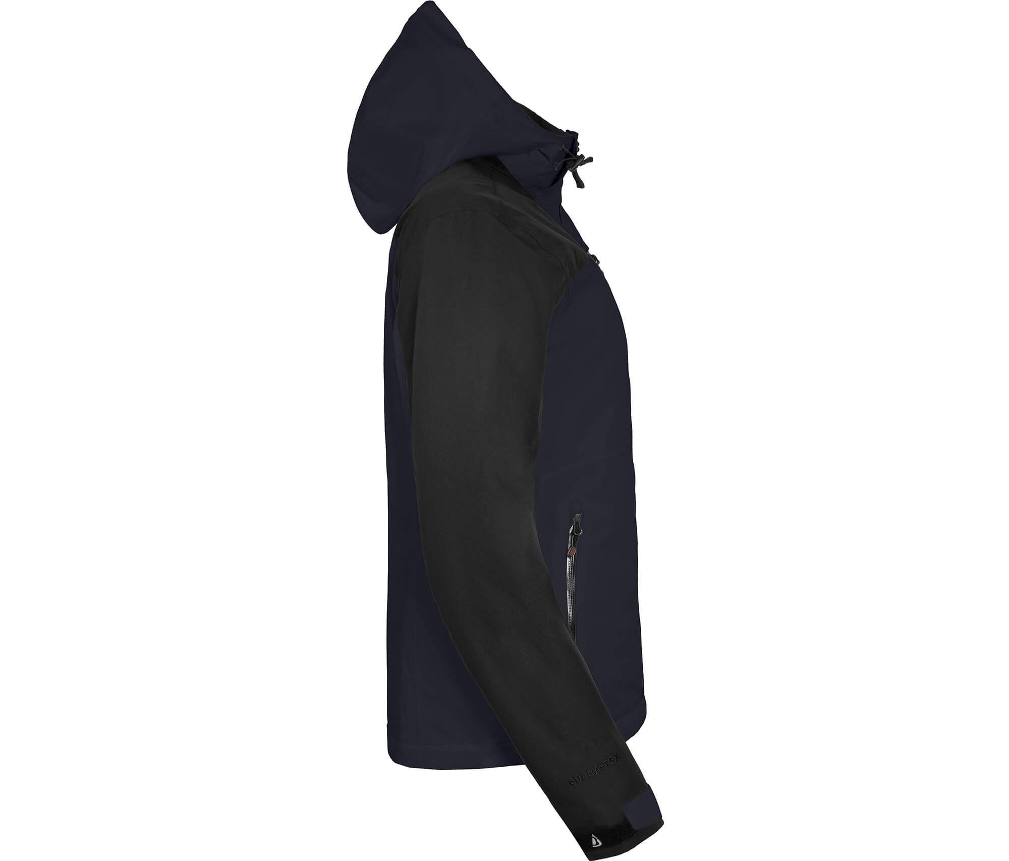 Bergson Outdoorjacke KURRIKA THERMO 20000 Nacht Wassersäule, mm leicht Regenjacke, Kurzgrößen, Damen wattiert, blau