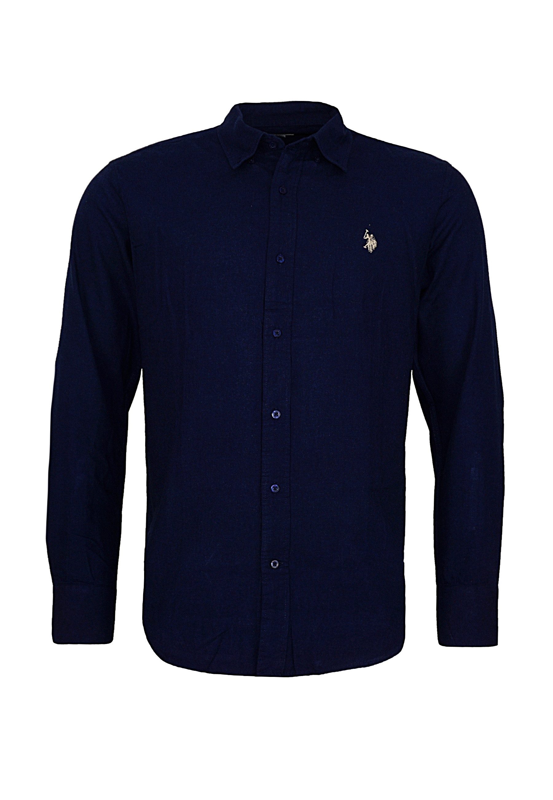 U.S. Polo Assn. Langarmhemd Hemd Twill Langarmhemd Button-Down (1-tlg) günstig online kaufen