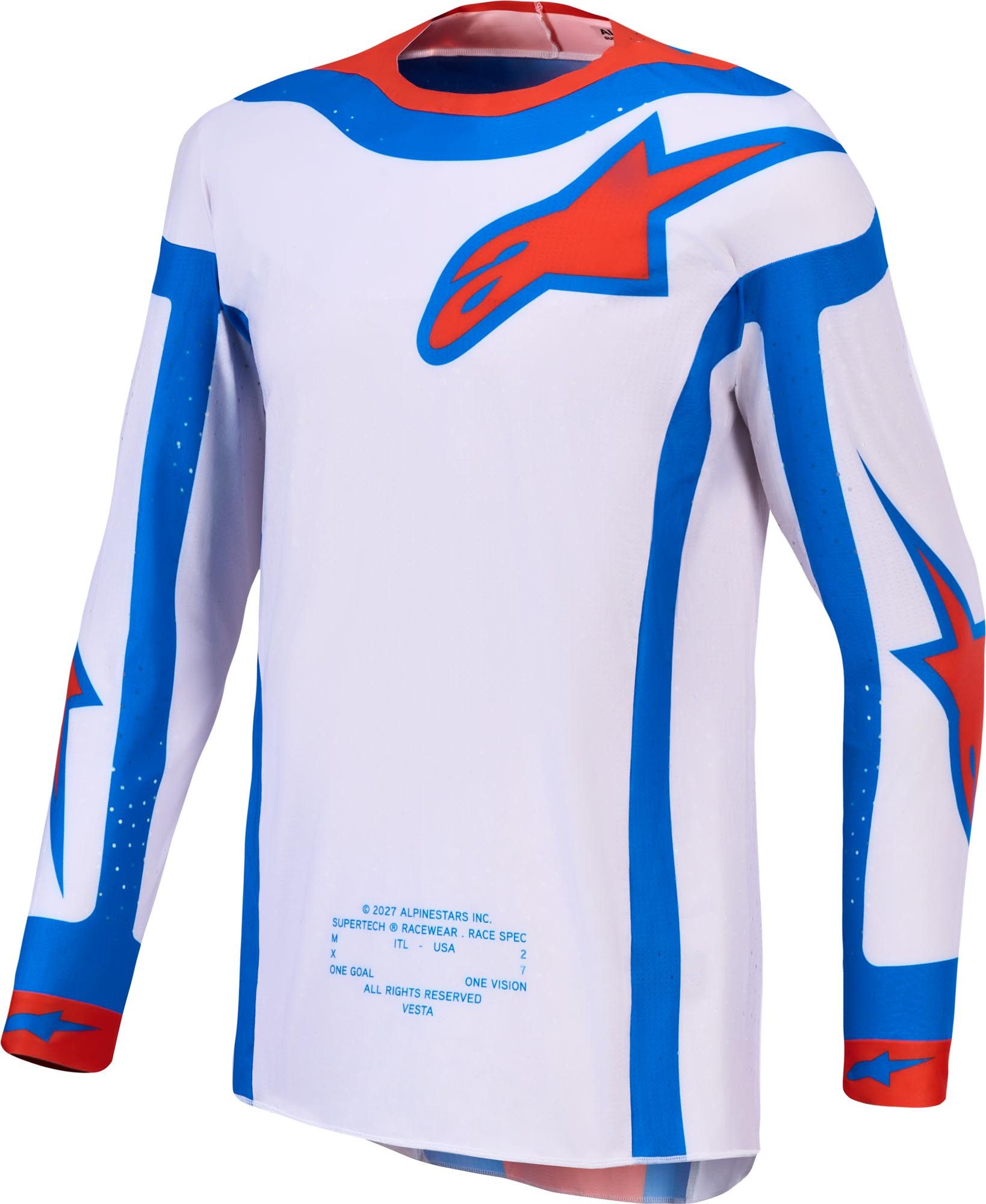 Alpinestars Motocross-Shirt Supertech Vesta Motocross Jersey perforiert