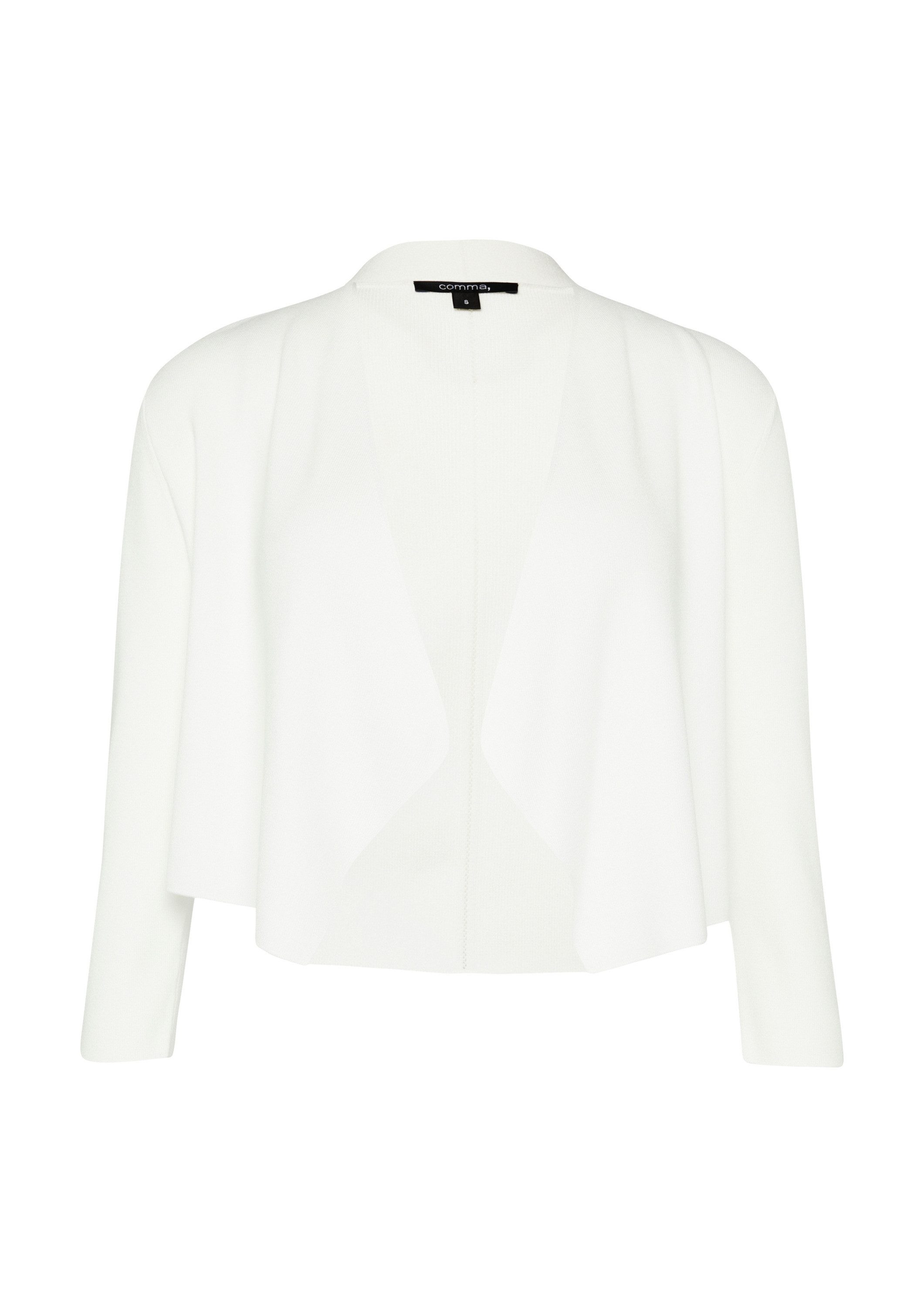 comma Cardigan Strickjacke Feinstrickcardigan mit Ajour-Detail günstig online kaufen