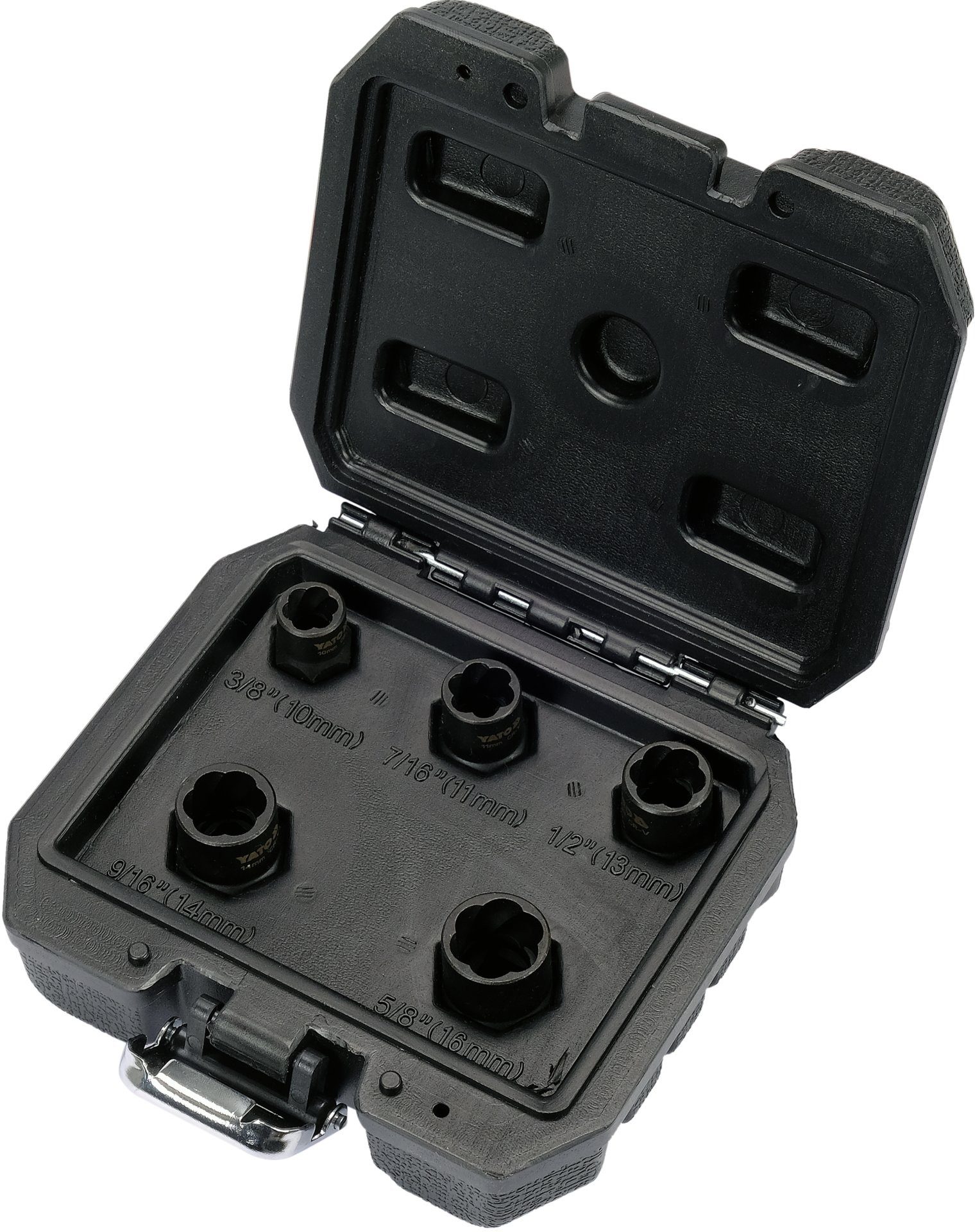 Yato Bit-Schraubendreher Schraubenausdreher-Set, 5 Stück, (Schraubenausdreher-Set, 5 Stück, Schraubenausdreher-Set, 5 Stück)