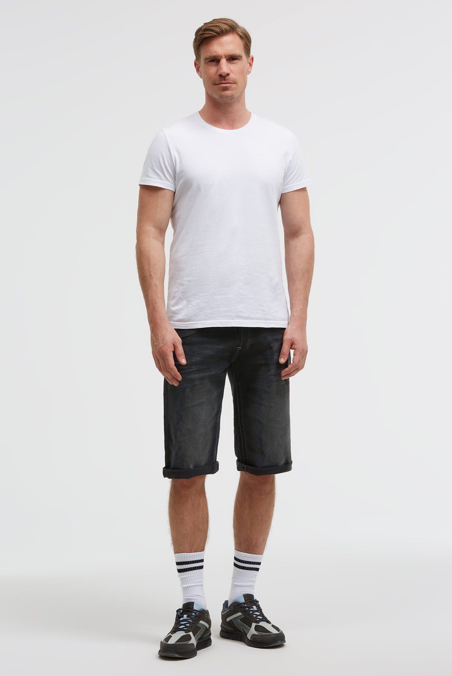 CAMP DAVID Jeansshorts mit normaler Leibhöhe