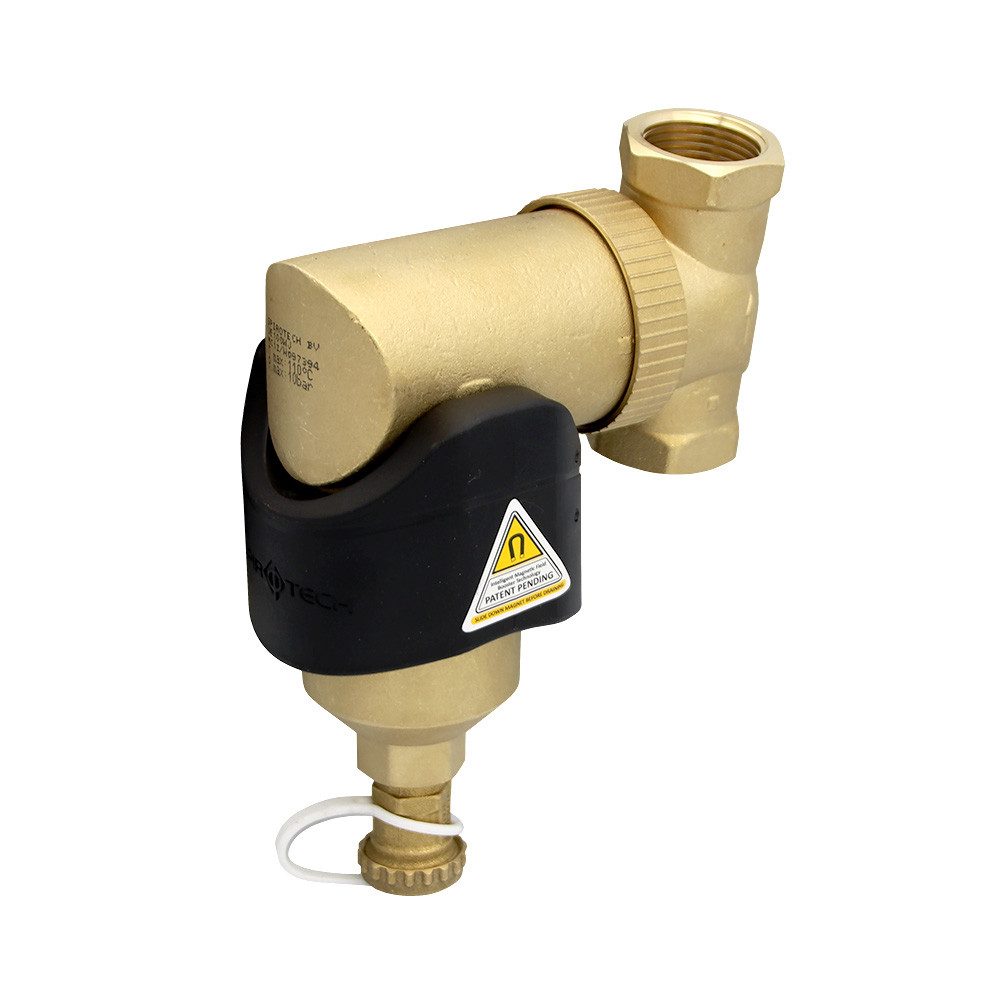 Sanicomfort Heizkörper SpiroTrap MB3 Schlamm‑ & Magnetitabscheider 1" IG mit Magnet