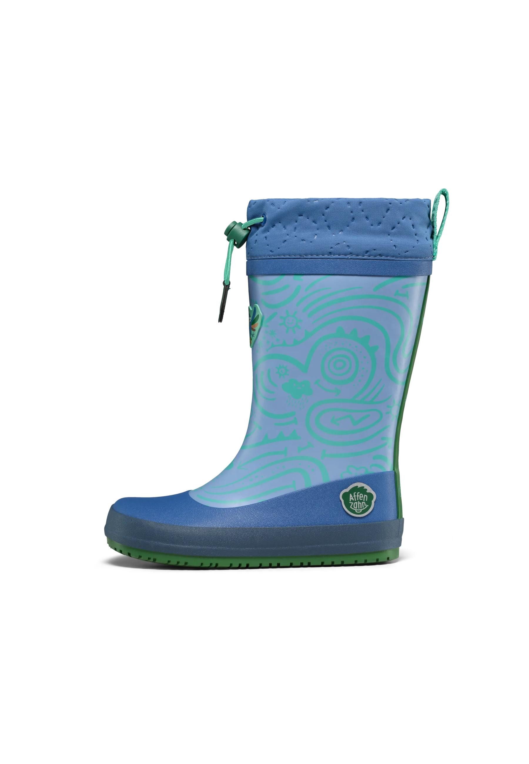 Affenzahn Vegan Puddly Gummistiefel nach Barfußschuhprinzip, wasserdicht