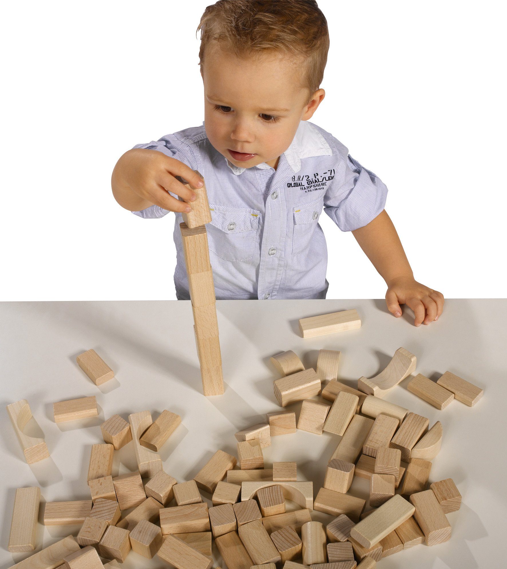 Eichhorn Natur Spielbausteine, (100 St), Made in Germany