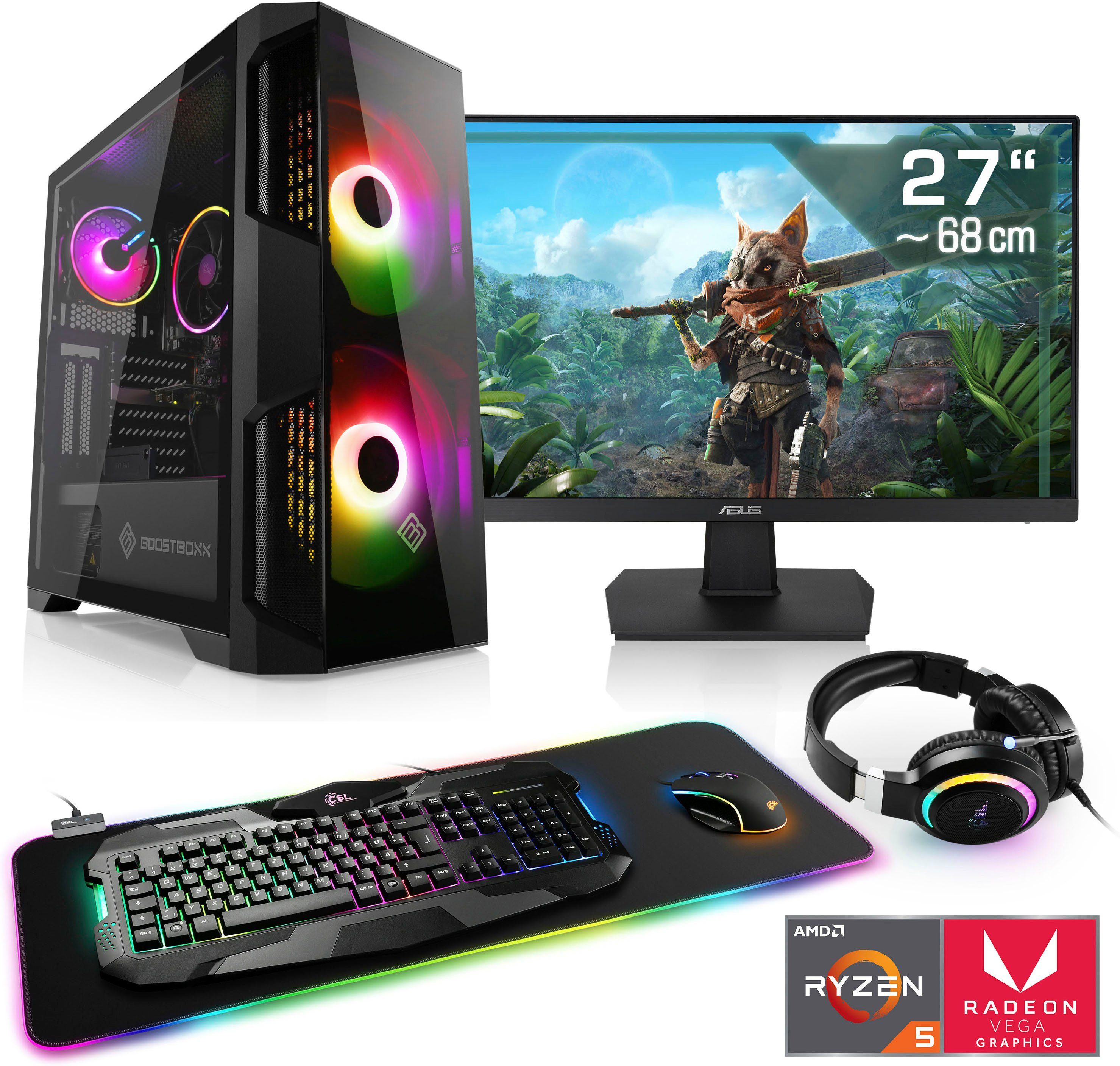 CSL RGB Gaming Edition L8410 Gaming-PC-Komplettsystem (27\