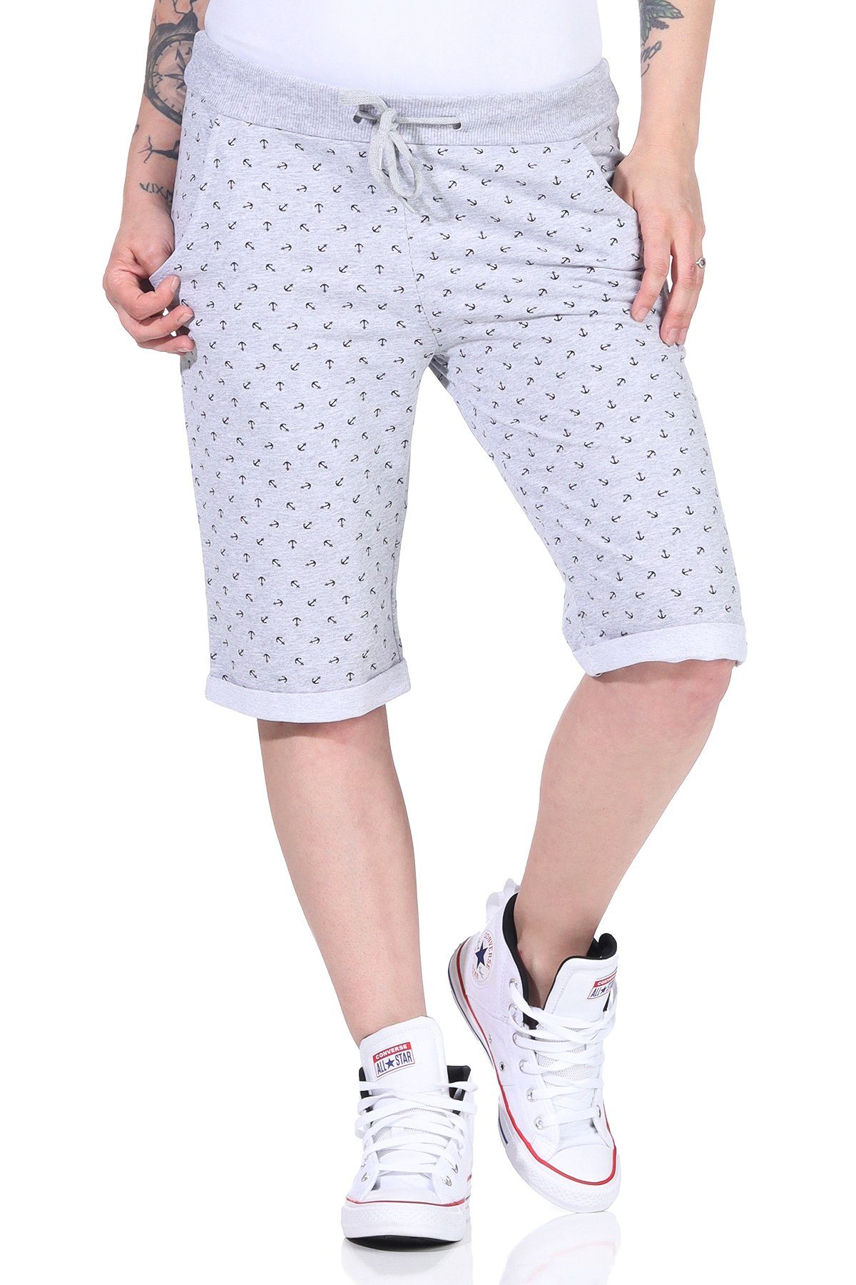 Bermudas Bermuda Anker 1818 Hellgrau