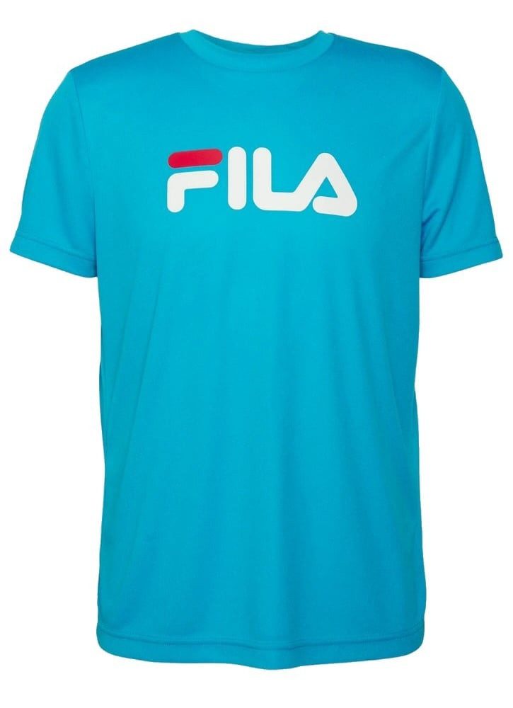 T-Shirt Logo blau Herren