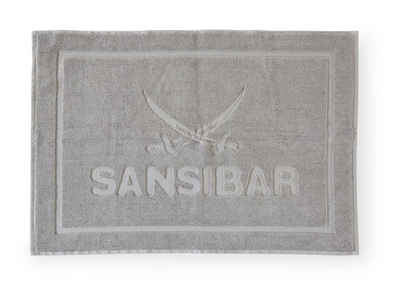 Sansibar Sylt Bademantel Badematte SANSIBAR COAST (BHT 70x5x50 cm) BHT 70x5x50 cm grau