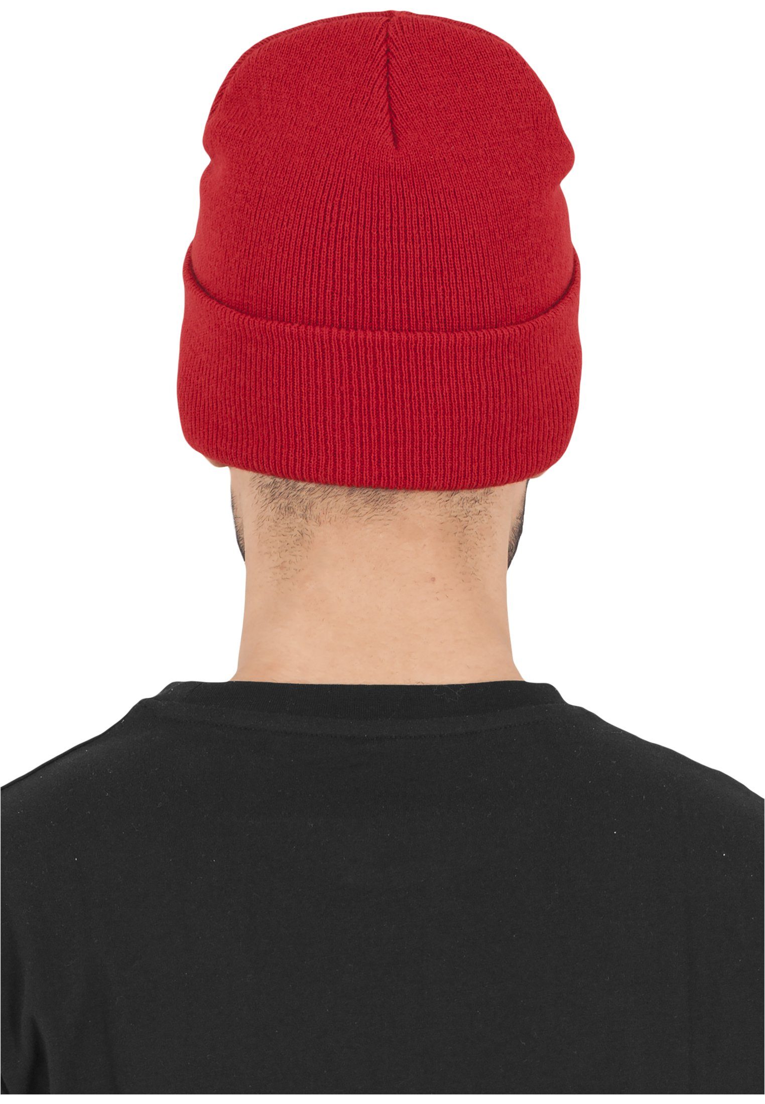 red Flexfit (1-St) Beanie Heavyweight Long Accessoires Beanie