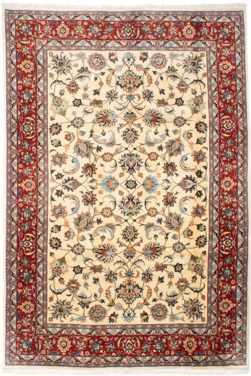 Orientteppich Mashhad 204x297 Handgeknüpfter Orientteppich / Perserteppich, Nain Trading, rechteckig, Höhe: 12 mm