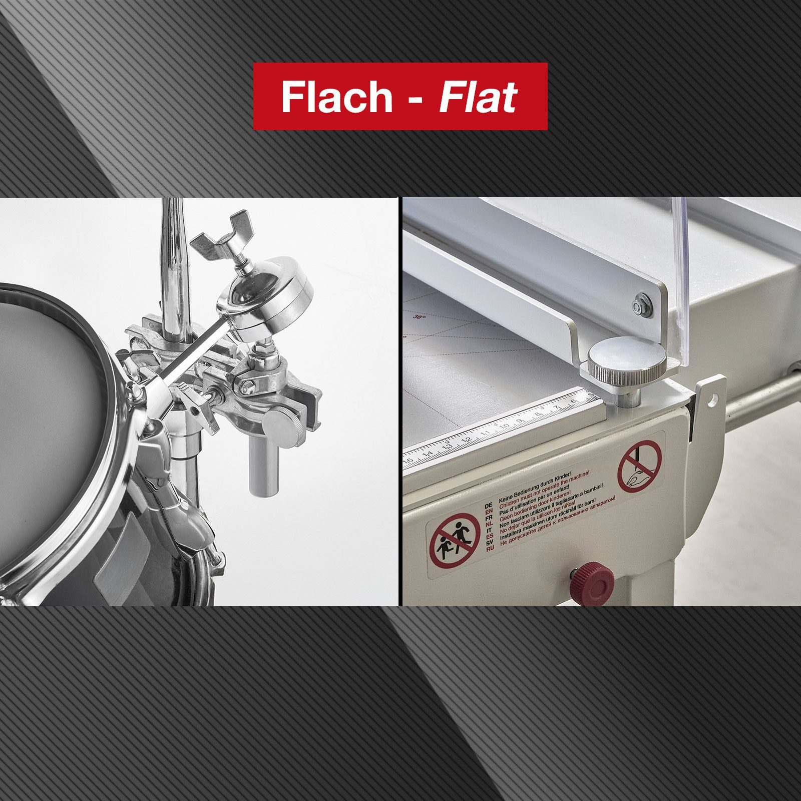 SO-TECH® Schraube Rändelschrauben M3-M10 DIN 635 Edelstahl V2A (SS304), (4 St), M3 x 10 mm, flache Ausführung ohne Schaft – Bild 4 von 5