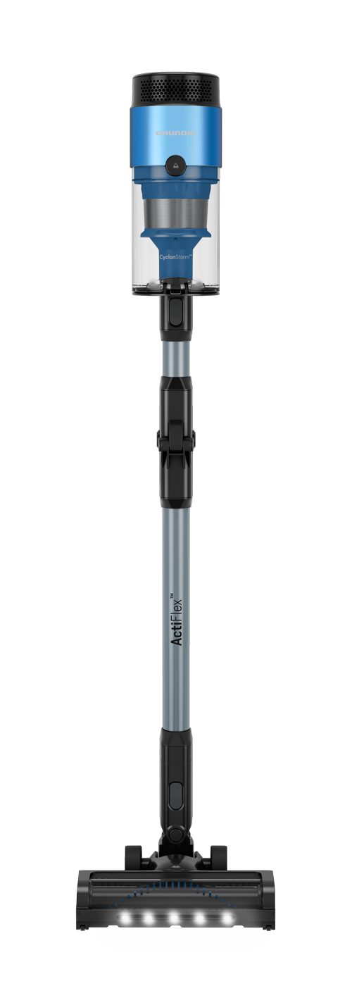 Grundig Zyklon Hybrid Staubsauger VCP 8330, 450 W, beutellos, 2‑in‑1 Akkusauger mit 25,2V Li‑Ion & 60 Min Laufzeit
