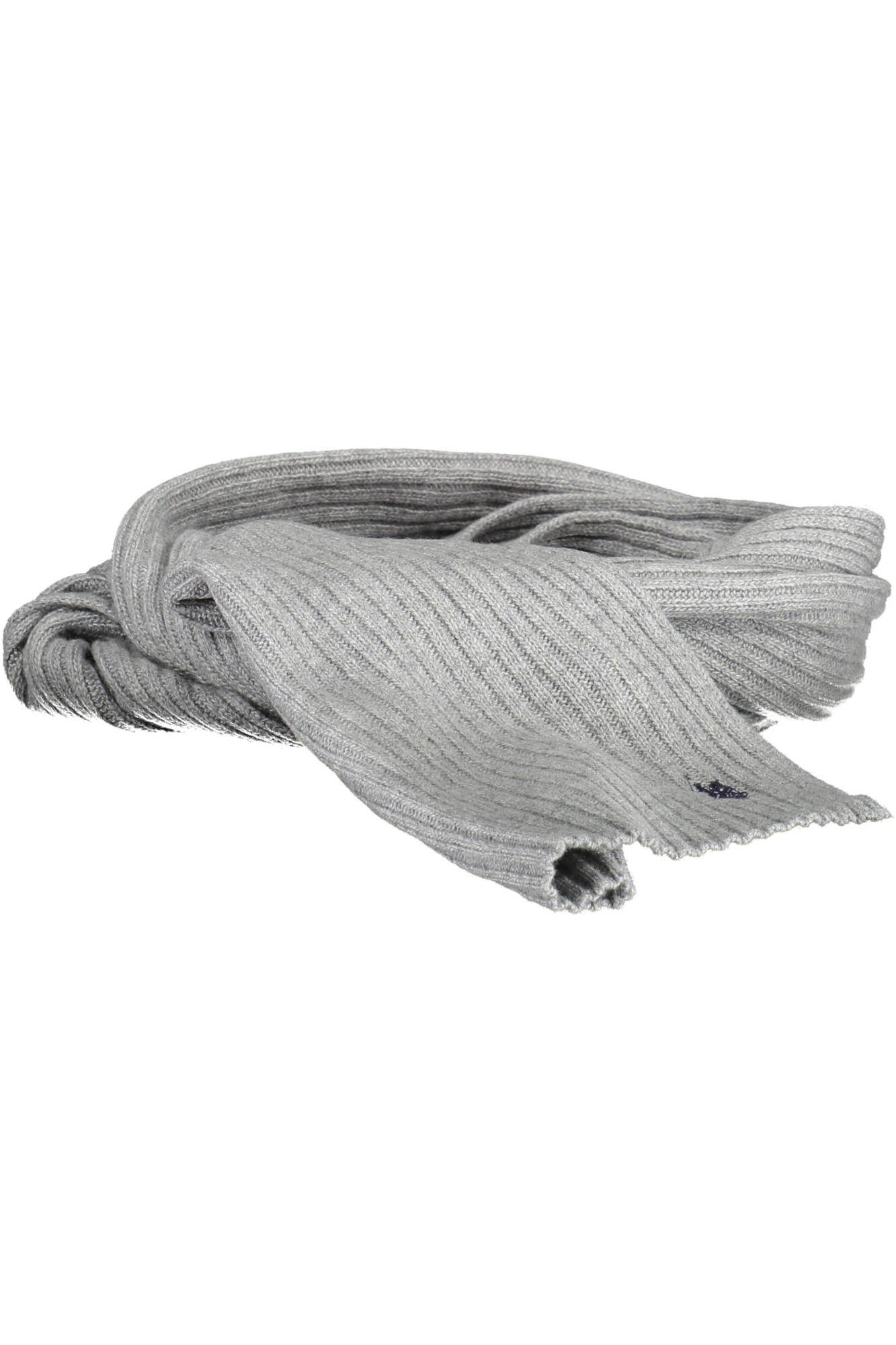 U.S. Polo Modeschal, Eleganter Herrenschal in Grau mit Stickerei - 27x180 cm