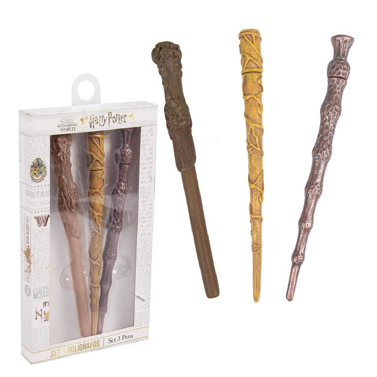Harry Potter Kugelschreiber 3x Карандаши Kugelschreiber mit Harry Potter Motiven