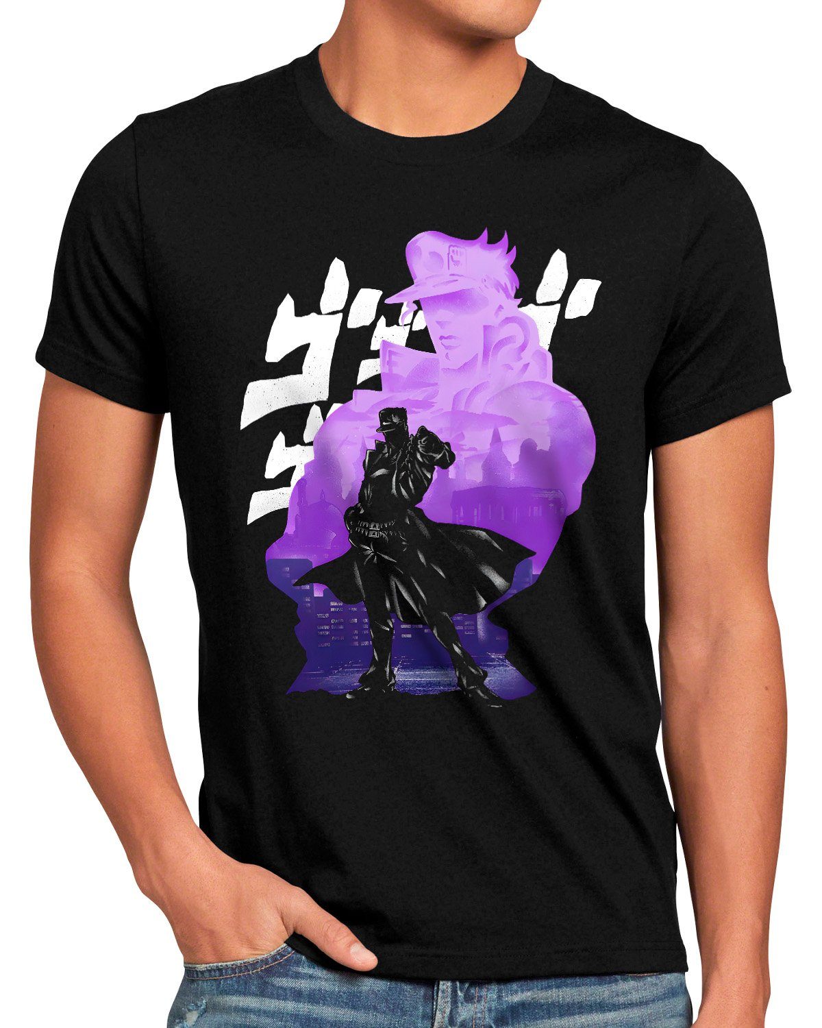 style3 T-Shirt Fierce Power jojos bizarre adventure anime japan manga