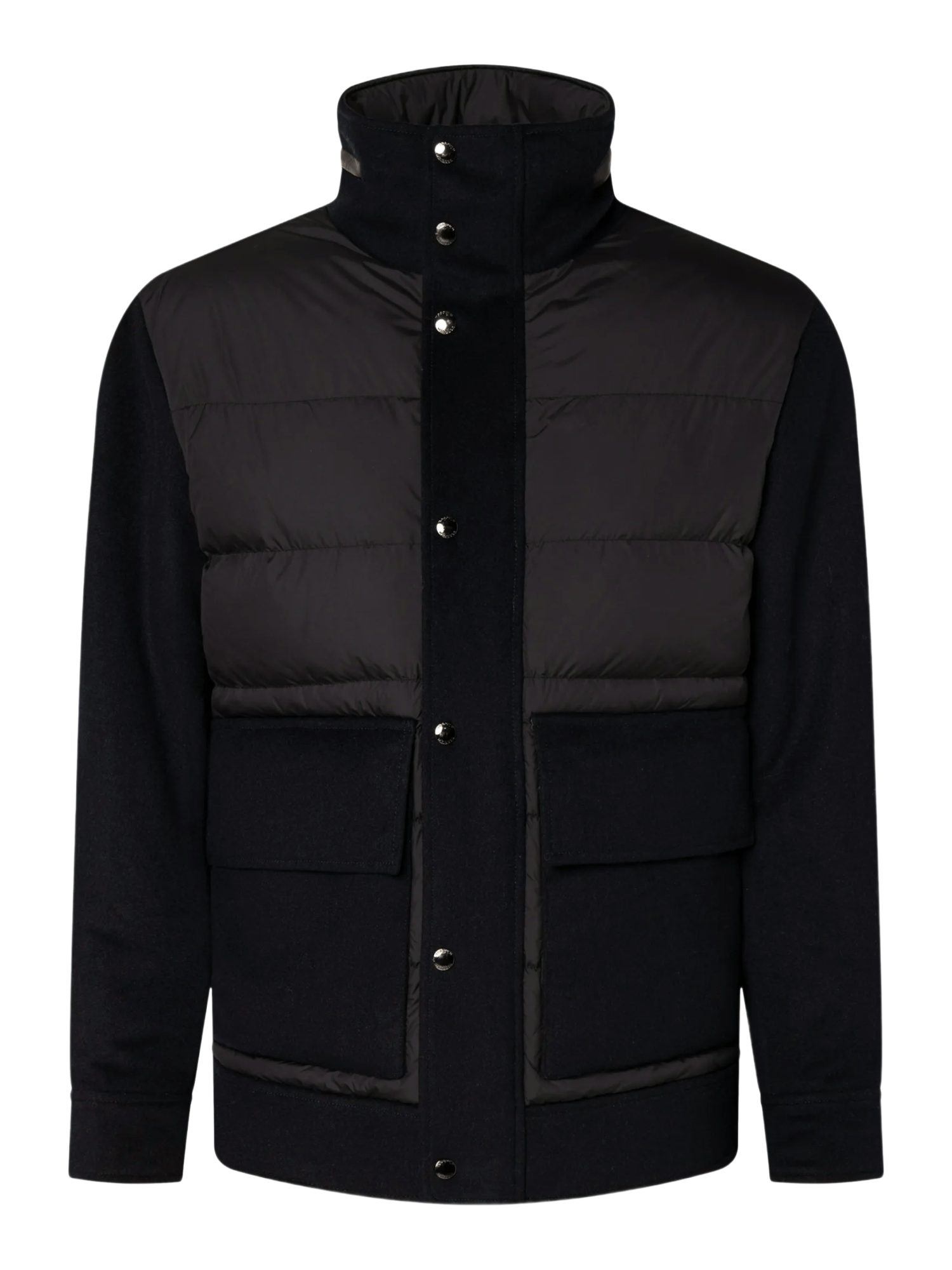 Windsor Funktionsjacke schwarz,Outdoor,Wolle,Unifarben,Stehkragen,Langarm,Regular Fit