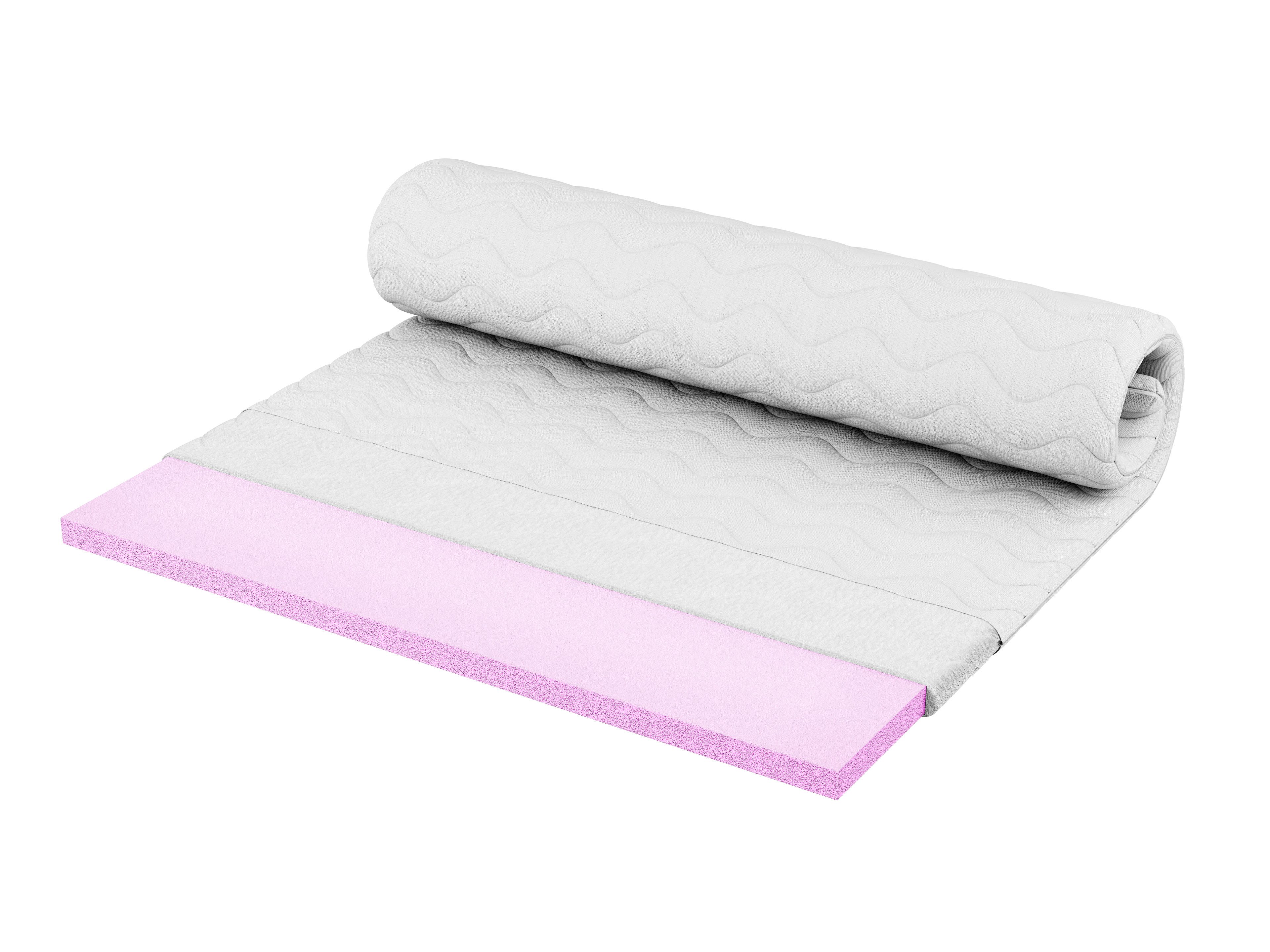 Deine Möbel 24, Цилиндр TOPPER VISCO 4cm / H2,5, 4 cm hoch, 80x200/90x200/100x200/120x200/140x200/160x200/180x200/200x200