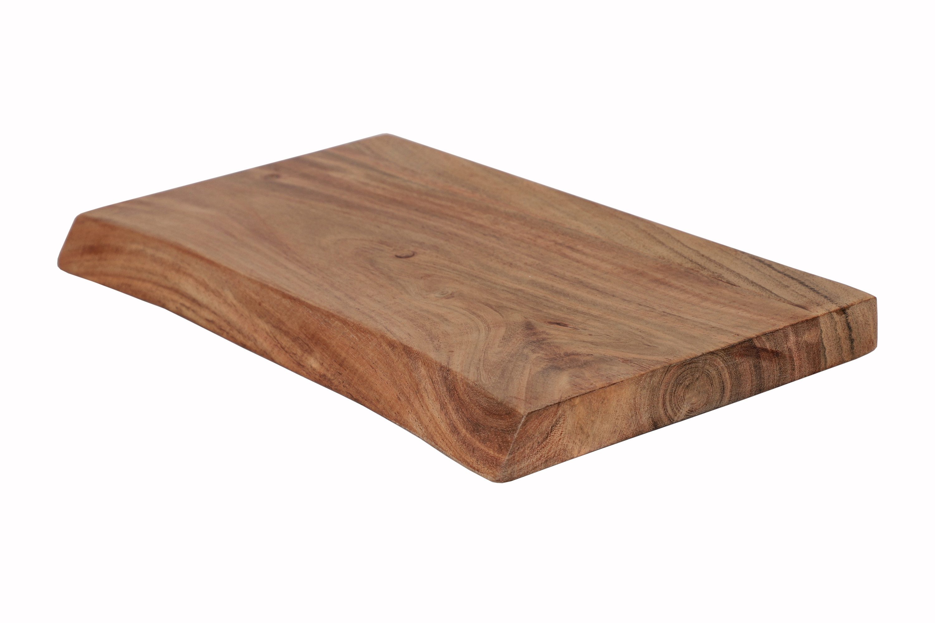 SAM® Wandregal Amara, massives Akazienholz, Baumkante, verschiedene Größen