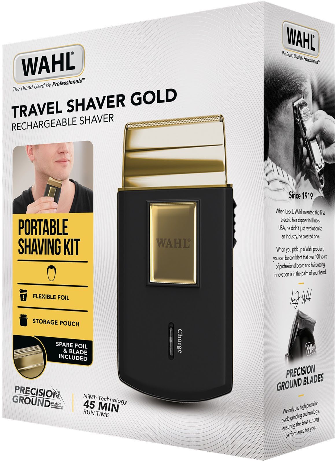 Wahl Elektrorasierer Travel Shaver, Aufsätze: 8, 8-teiliges Rasiererset, Kompaktes Design, LED-Ladenanzeige