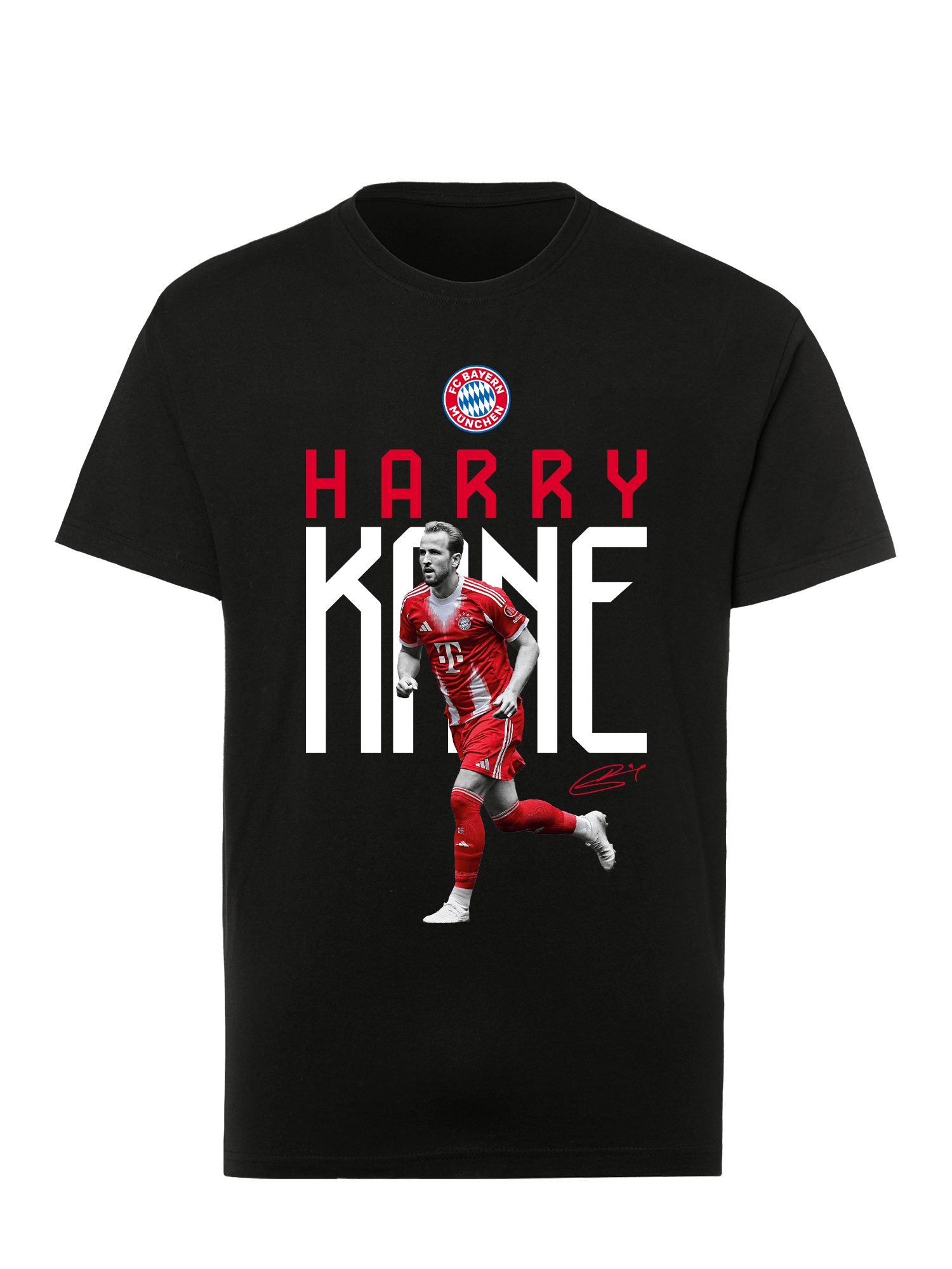 FC Bayern München T-Shirt FC Bayern München, T-Shirt Kane, Kinder, Schwarz