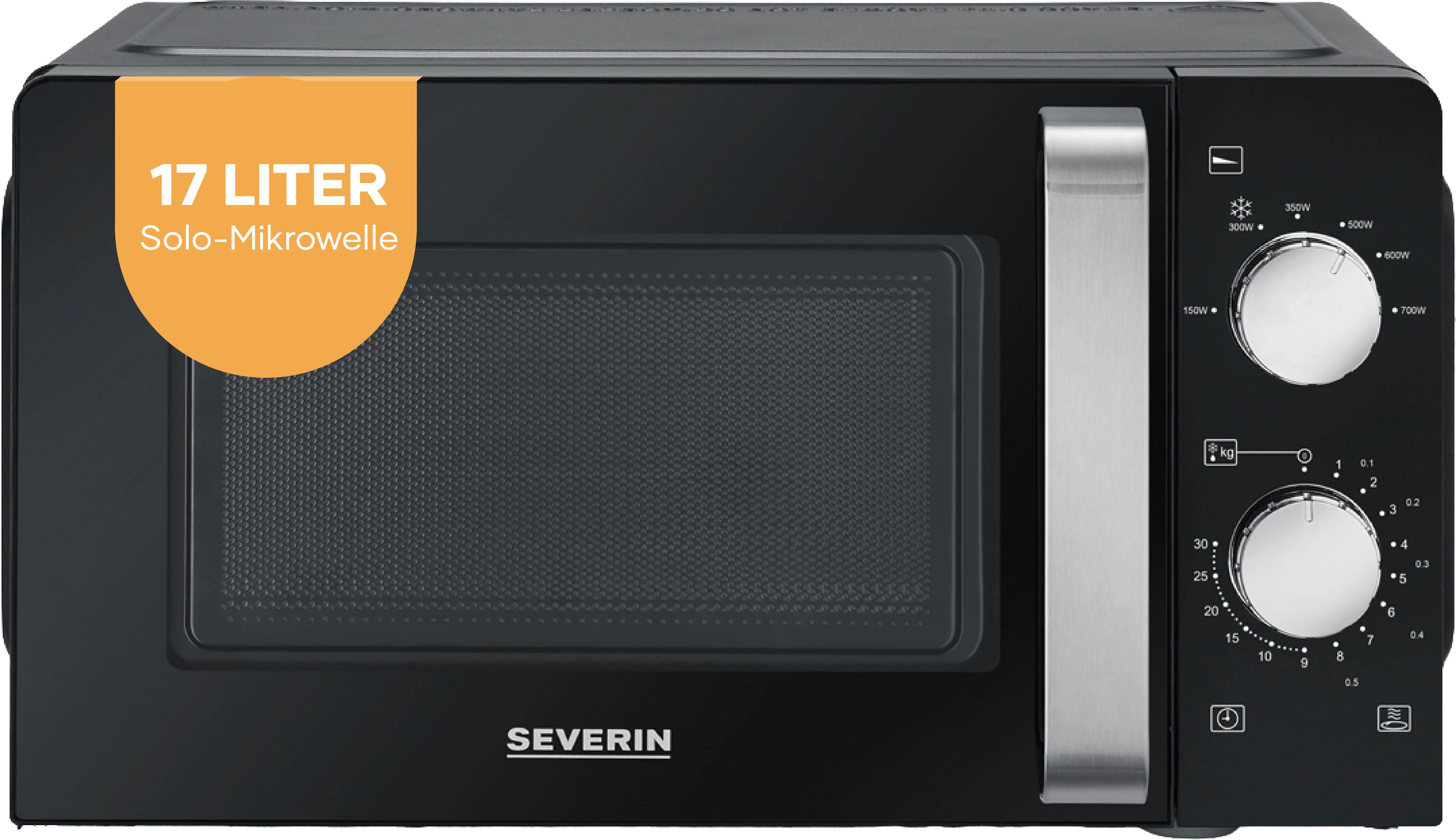 Severin Mikrowelle MW 7886 Mikrowelle Solo, Mikrowelle, 17 l