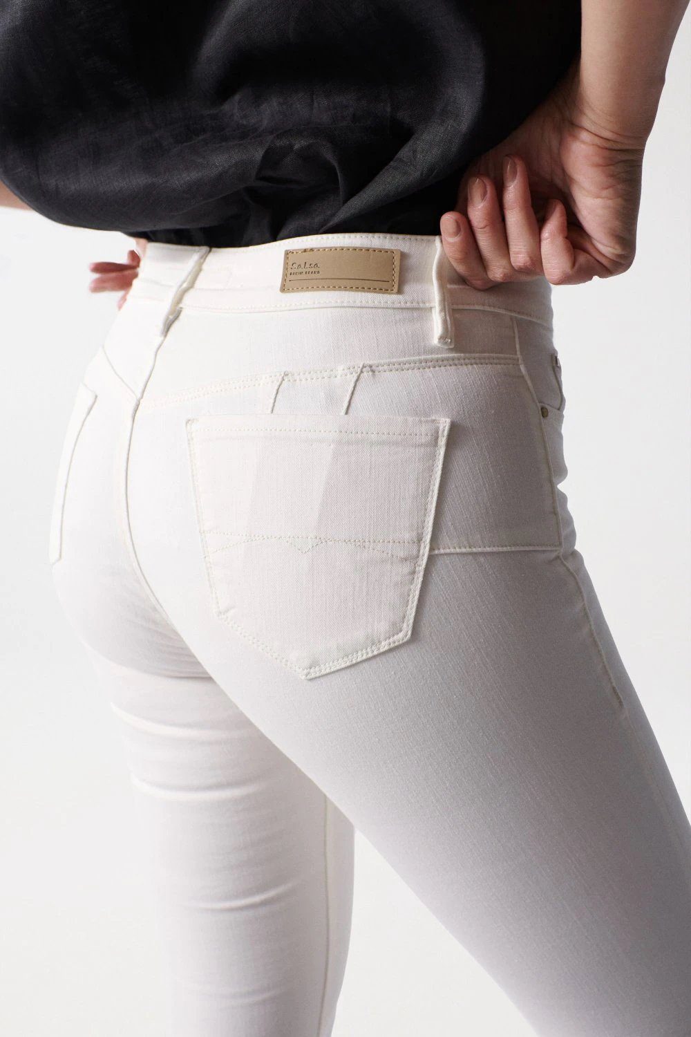 Salsa Stretch-Jeans SALSA JEANS WONDER PUSH UP nature beige 126821.0071 günstig online kaufen