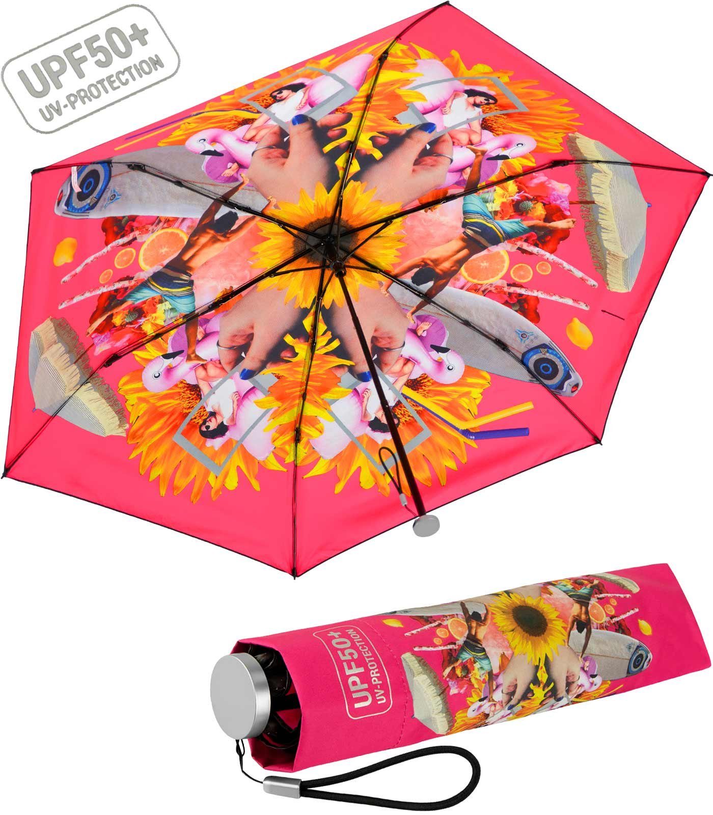 Impliva Taschenregenschirm »miniMAX® Supermini UV-protection UPF50+ -  bedruckt«, extrem leichter Schirm mit lichtundurchlässigem Dach, von Innen  bedruckt online kaufen | OTTO