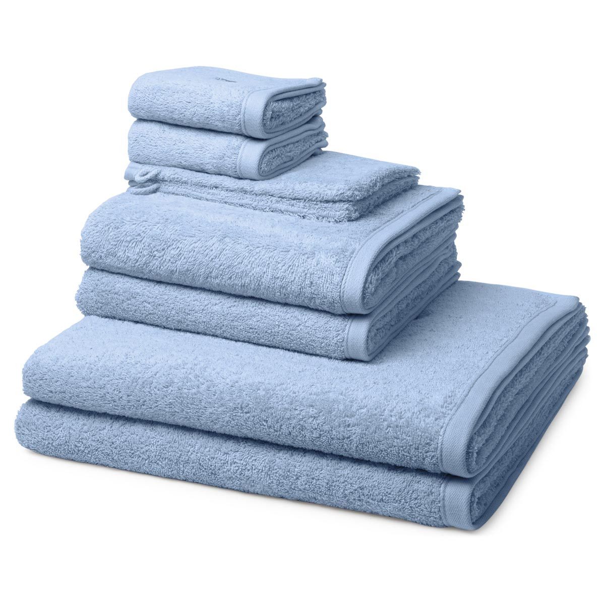 ROSS Handtuch Set Vita, Walkfrottee (Spar-Set, 8-St), 2 X Wasch- 2 X Gäste- 2 X Dusch- 2 X Handtuch im Set - Baumwolle