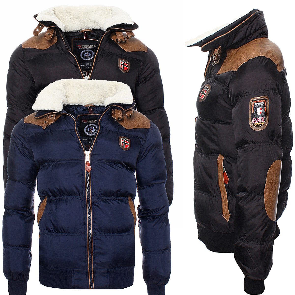 Geographical Norway Winterjacke Geographical Norway Designer Herren Winterj günstig online kaufen
