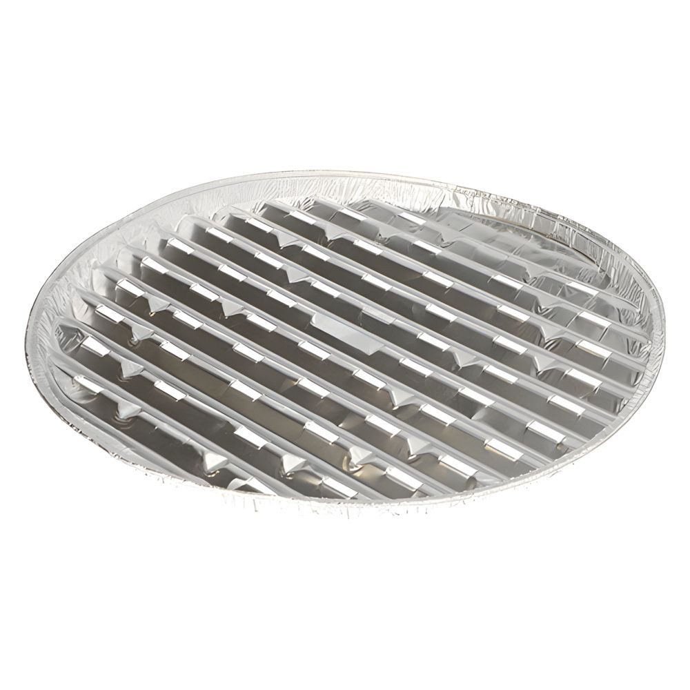 PAPSTAR Grillschale Grillschalen, Alu rund Ø 34 cm, 2 cm 95 Stk, Aluminium
