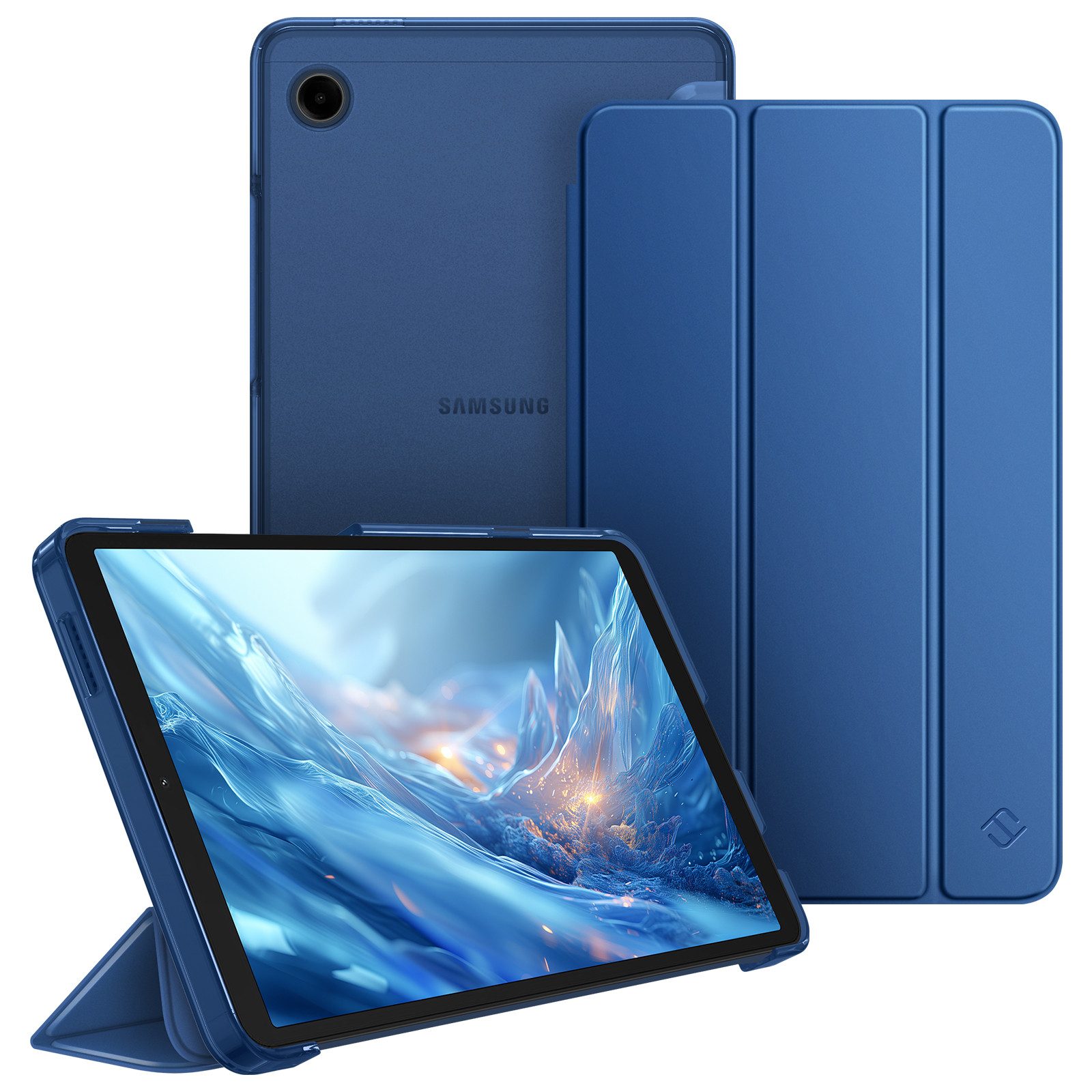 Fintie Tablet-Hülle für Samsung Galaxy Tab A11 8,7" 2025/ Tab A9 8.7 Zoll Tablet, Ultra Dünn Schutzhülle mit Transparenter Rückseite