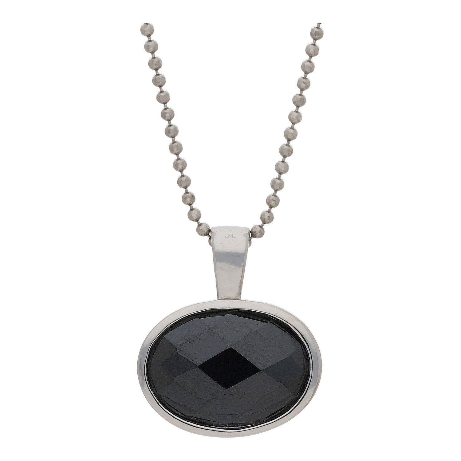 JuwelmaLux Kettenanhänger Kettenanhänger Silber 925 Zirkonia schwarz JL10-02-2607 JuwelmaLux (1-tlg), Schmuckanhänger